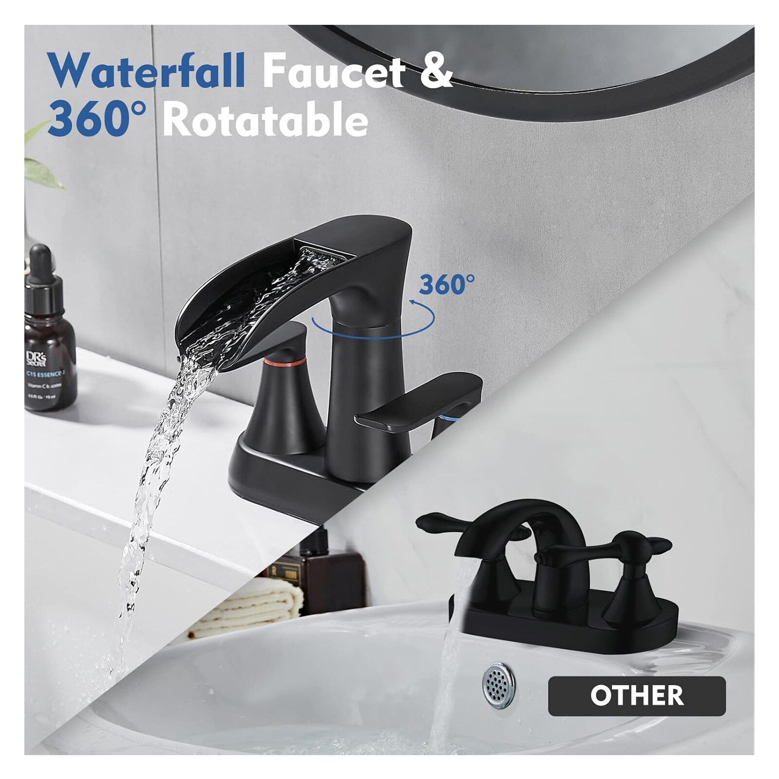 BYH Y-CBF001-MB Lavatory-Faucets - View #5