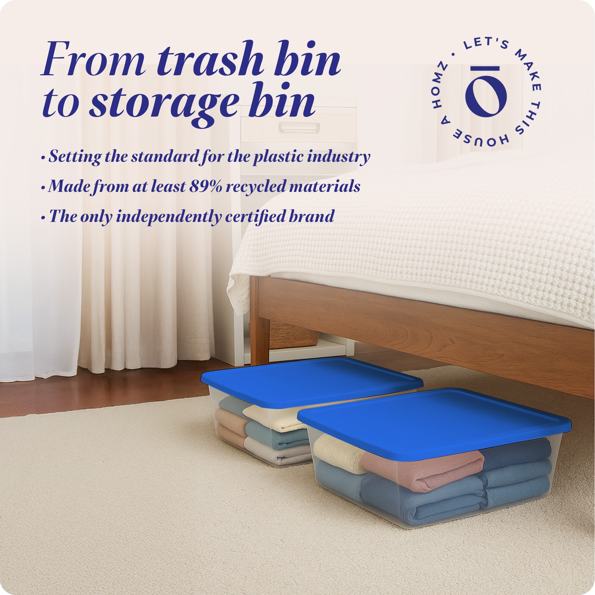 Homz Products 323723 Plastic-Storage-Totes - View #6