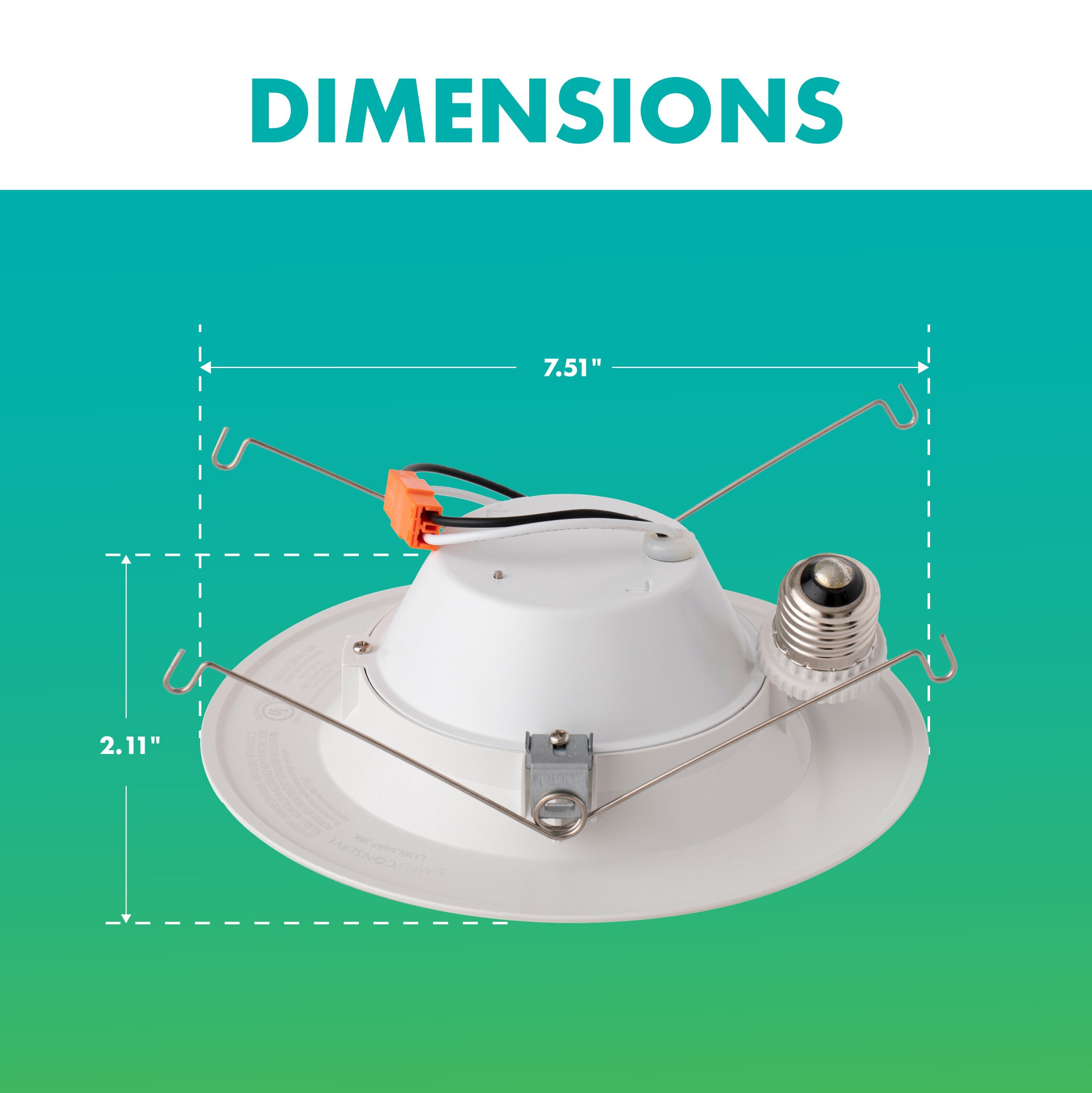 Simply Conserve L13DL5/6AP-40K Led-Retrofit-Downlight - View #4