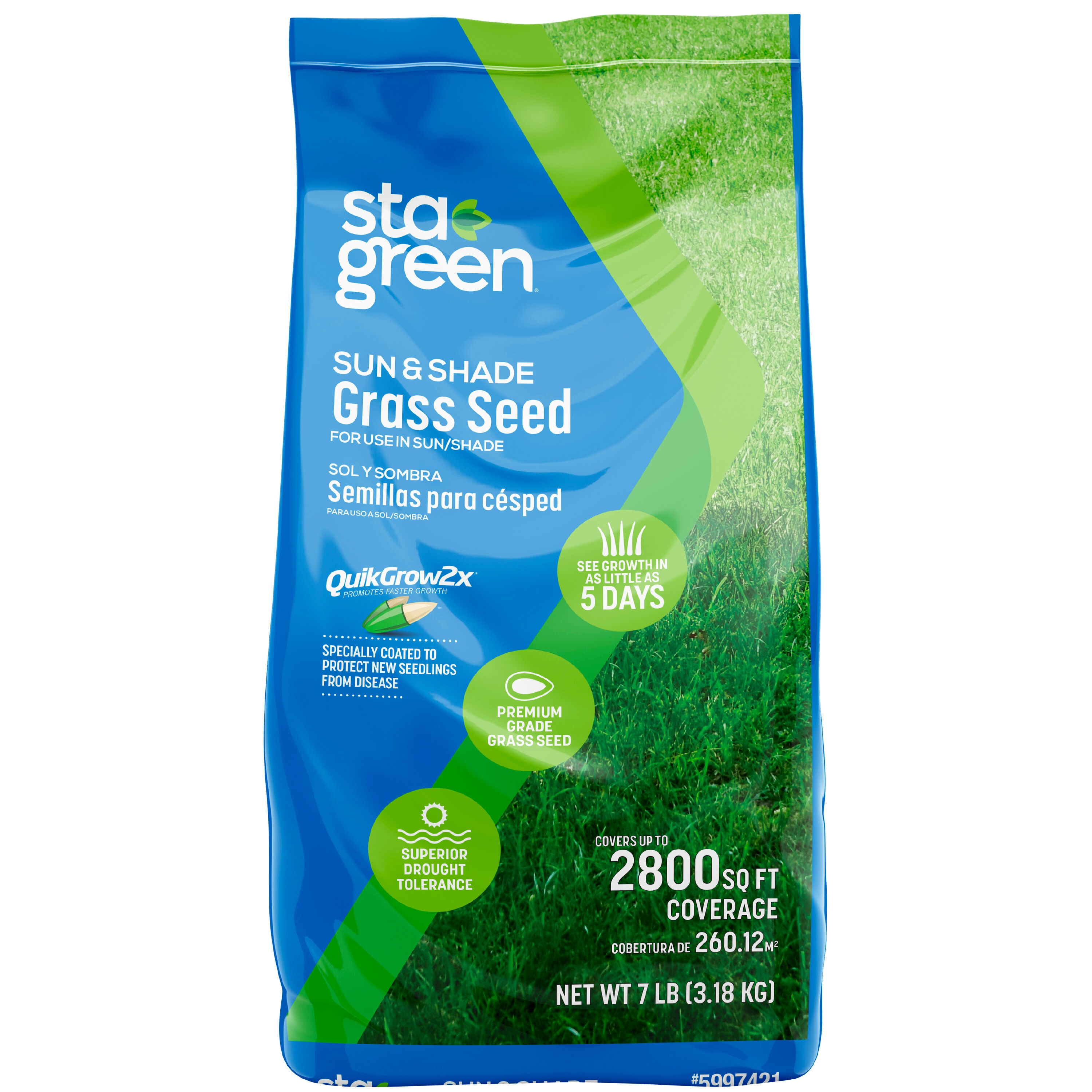 Sta-Green SG-SS-5.6 7-lb Mixture/Blend Grass Seed
