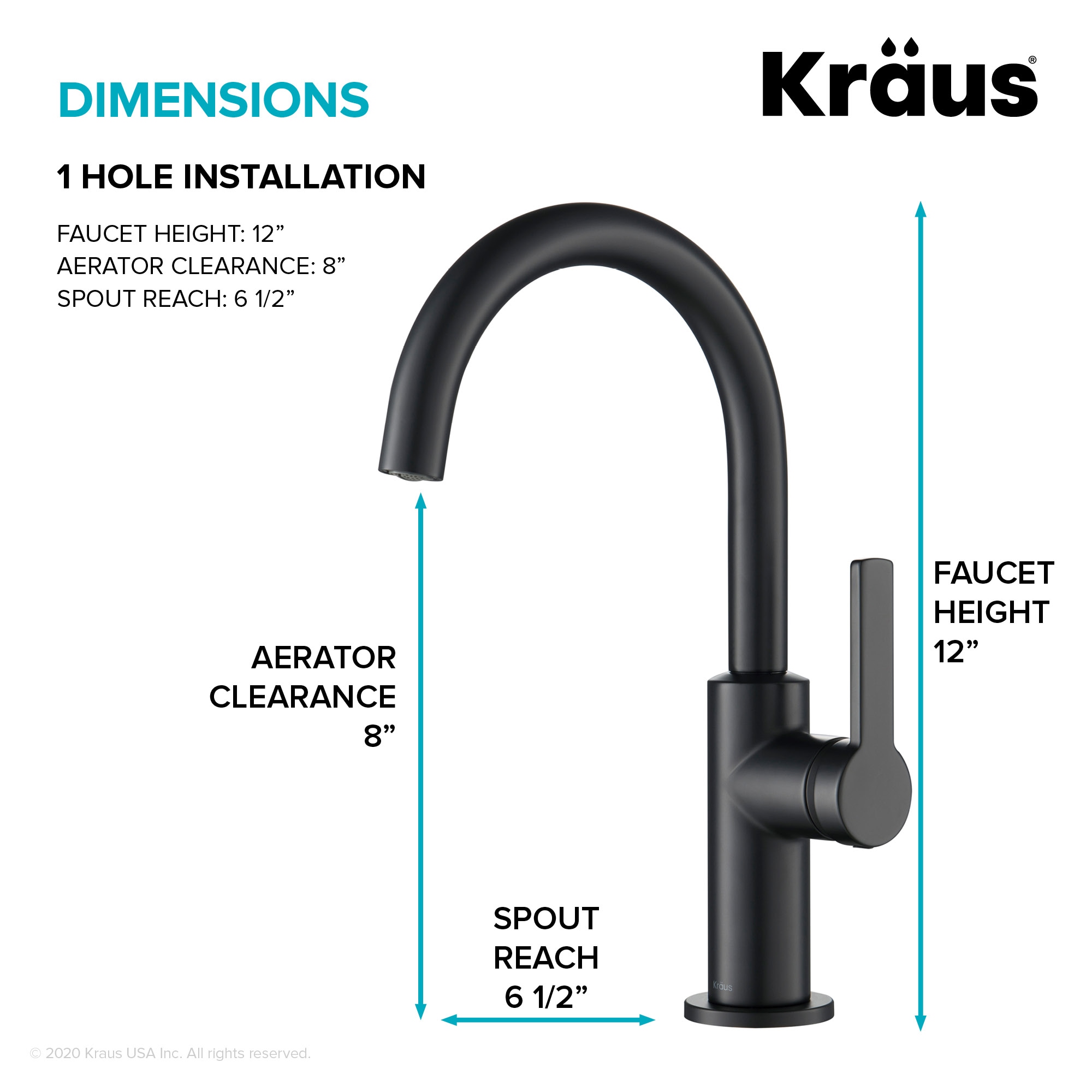 Kraus KPF-2822MB Kitchen-Faucets - View #6