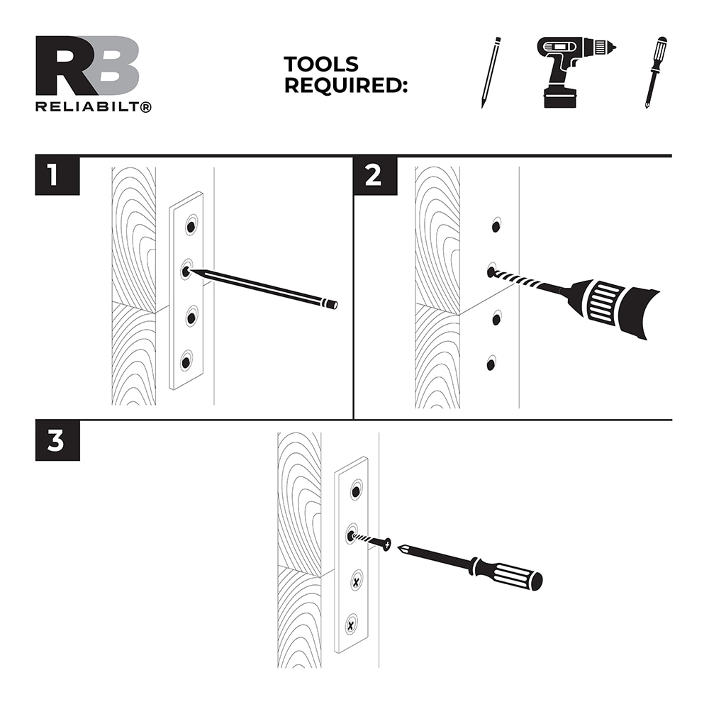 RELIABILT 605768 Mending-Plates-Brackets-Braces - View #6