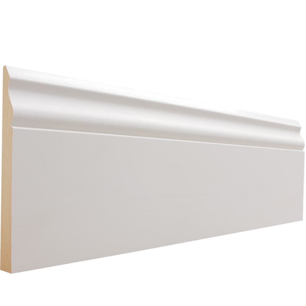 RELIABILT 163E12FBDPM 19/32-in x 5-1/4-in x 12-ft Colonial Primed MDF 163E Baseboard