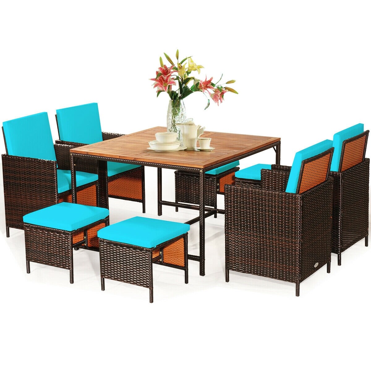 Slickblue D-CO-+UT47607WH Patio-Dining-Sets - View #3