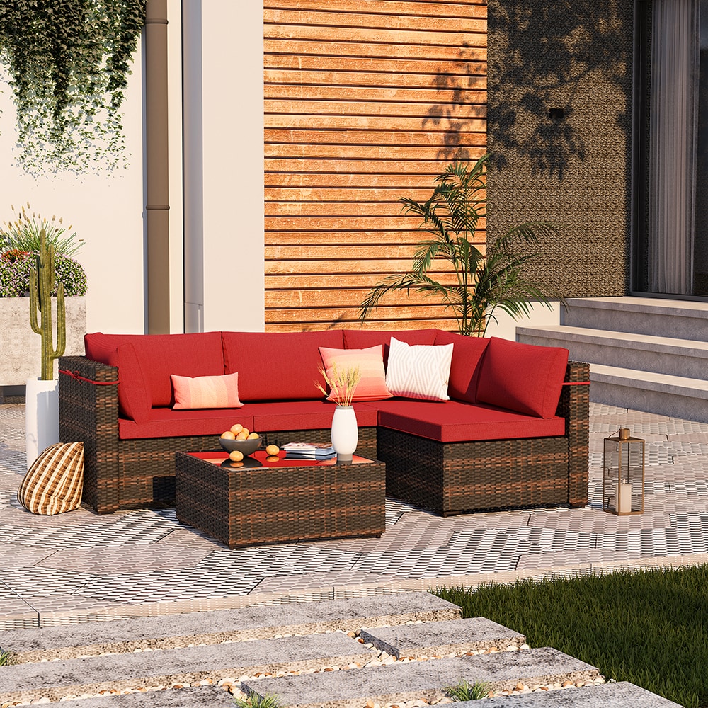 UPHA TBSF-AB-RED Patio-Conversation-Sets - View #6