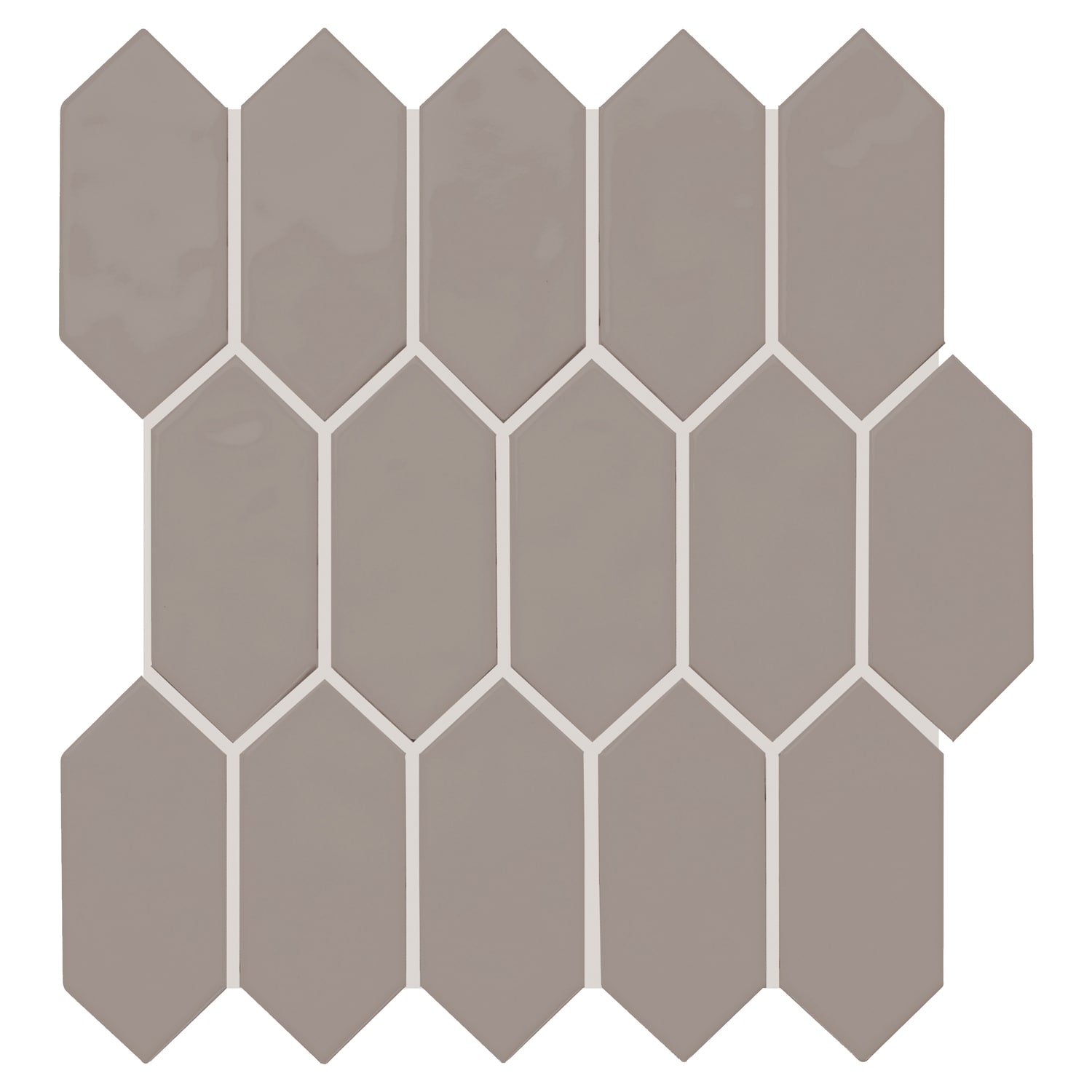 Daltile Mythology Harmonia 11-in x 12-in Glossy Ceramic Handcrafted look Mosaic Wall Tile ( 8.76-sq ft Carton )