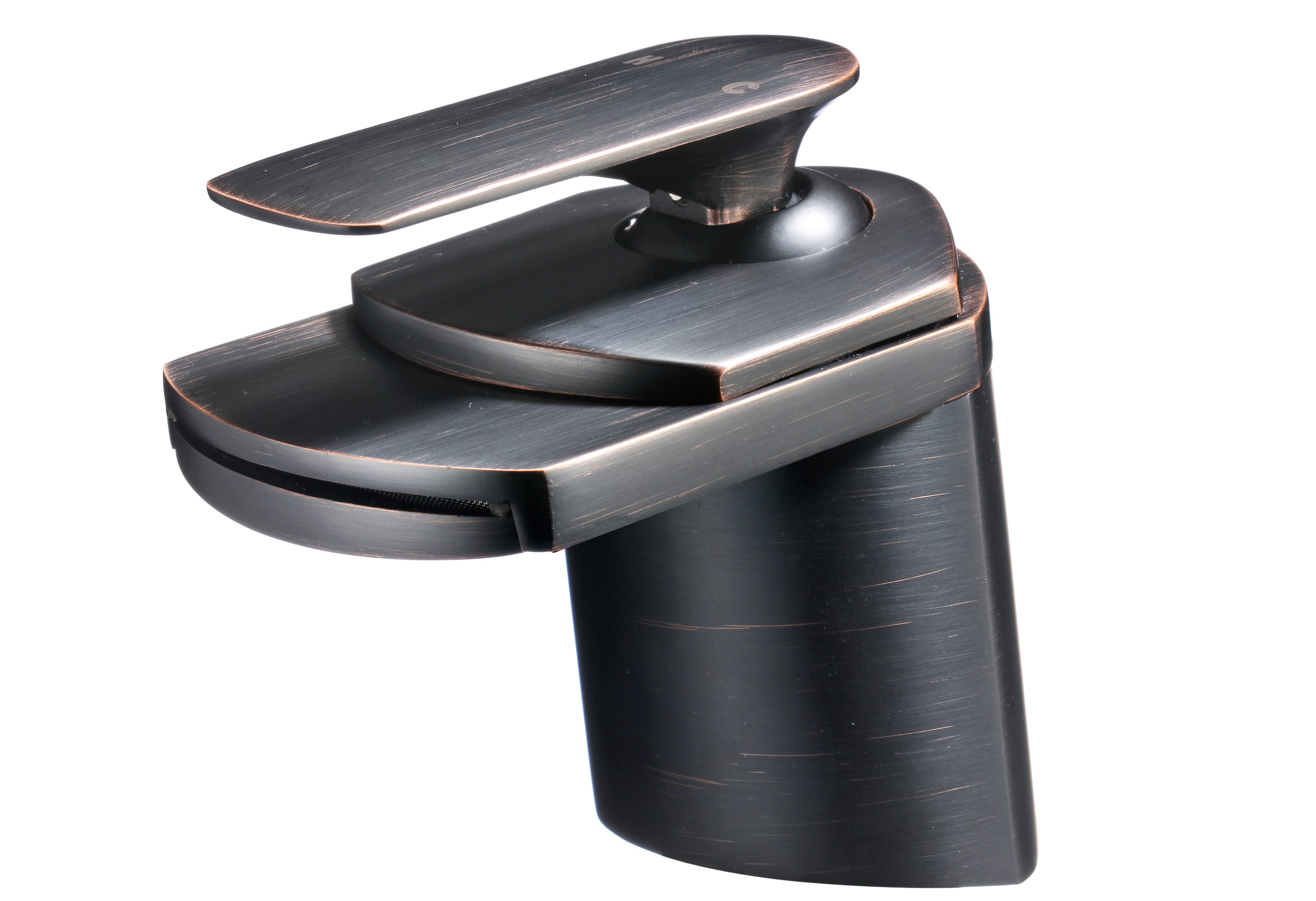 Dyconn Faucet WF003-A19ORB Oil Rubbed Bronze Single hole 1-handle Waterfall Residential Handle Bathroom Sink Faucet