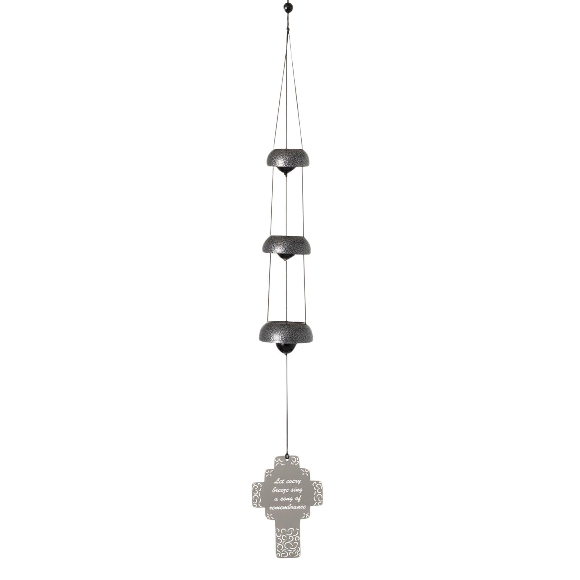 Woodstock Chimes TB3RC 28-Inches Silver Metal Bell Wind Chime