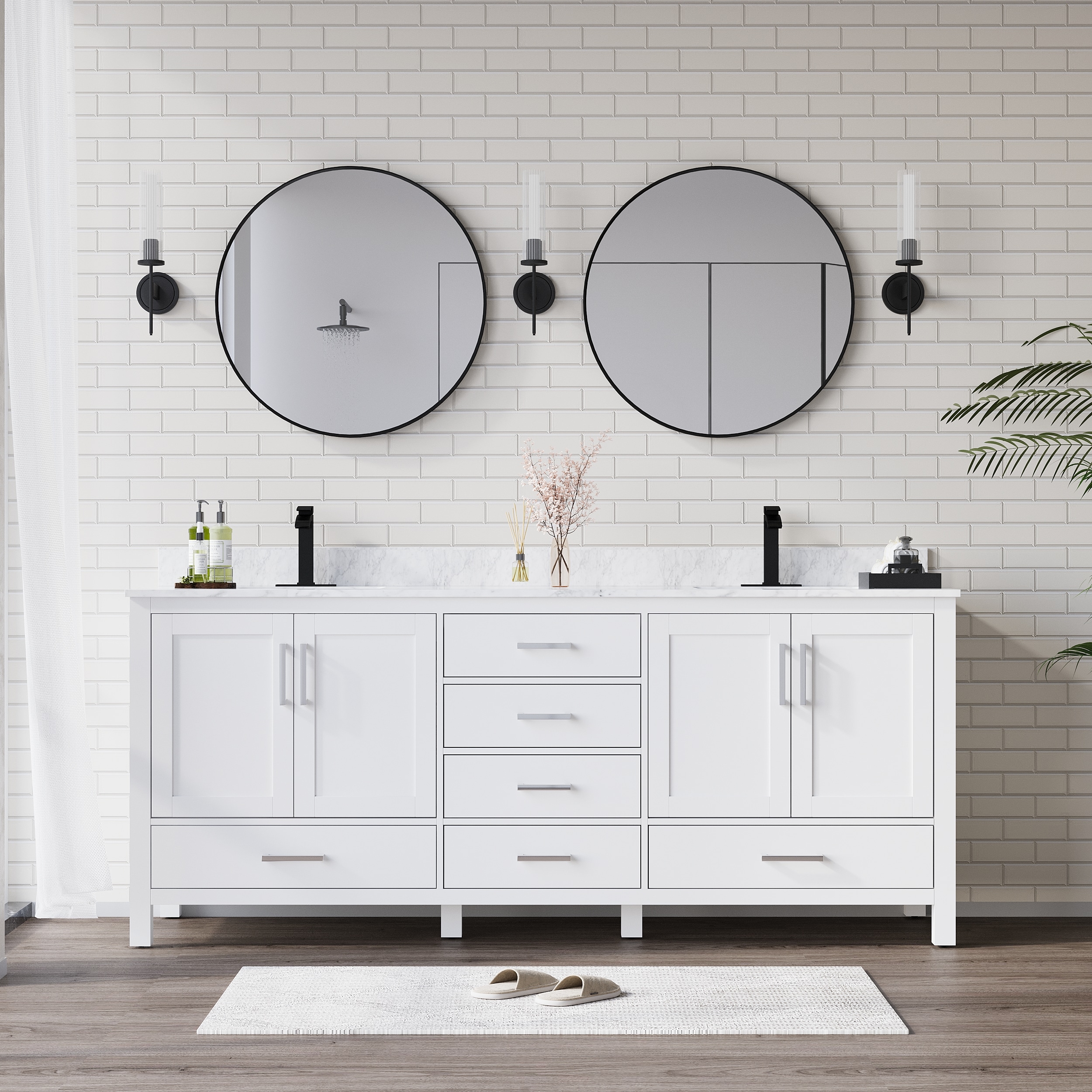 WELLFOR NIE-FR1760G Bath-Vanity-Combo - View #2