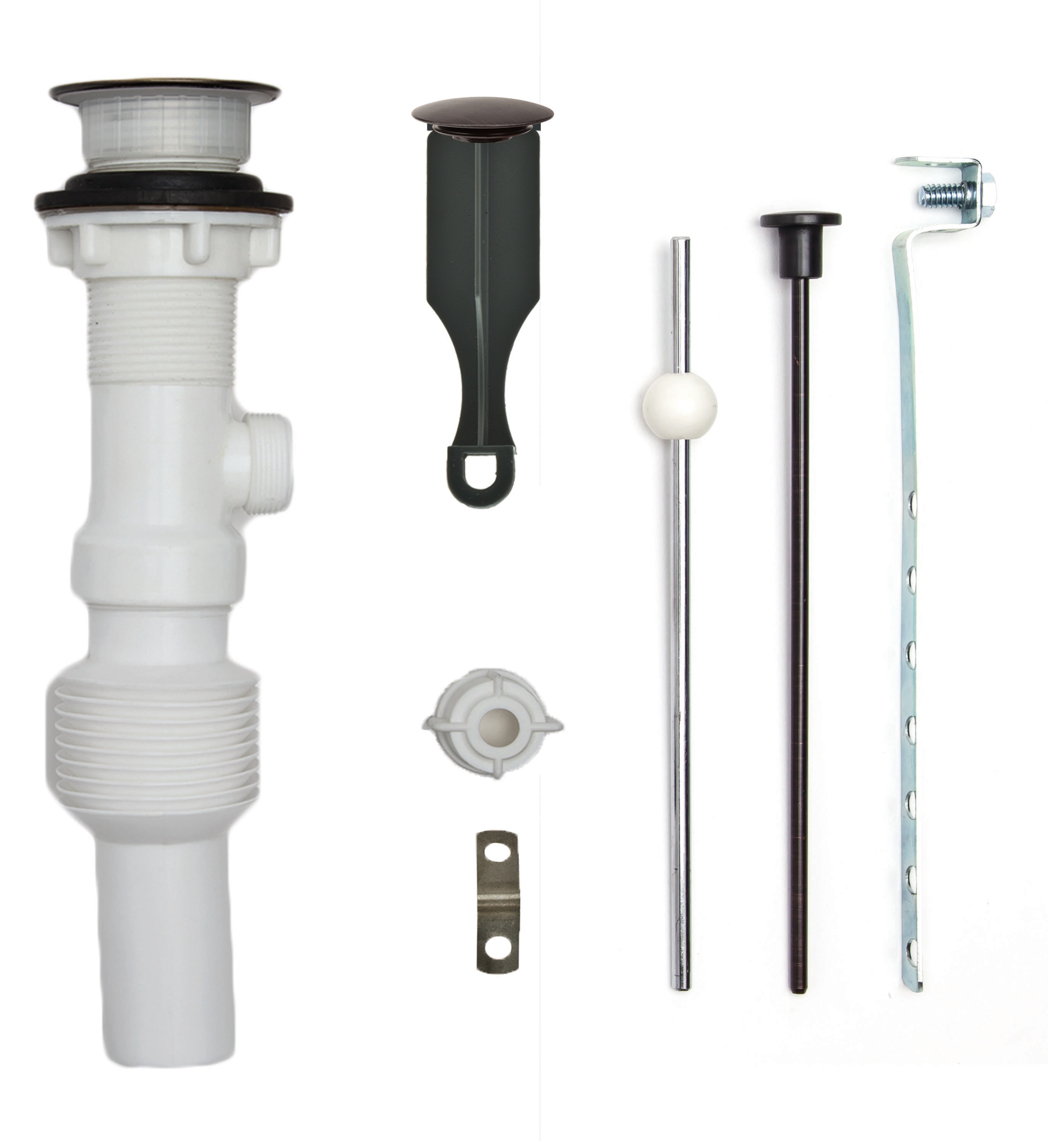 PF WaterWorks PF0755-ORB-NO Oil-rubbed bronze Bathroom Sink pop up drain