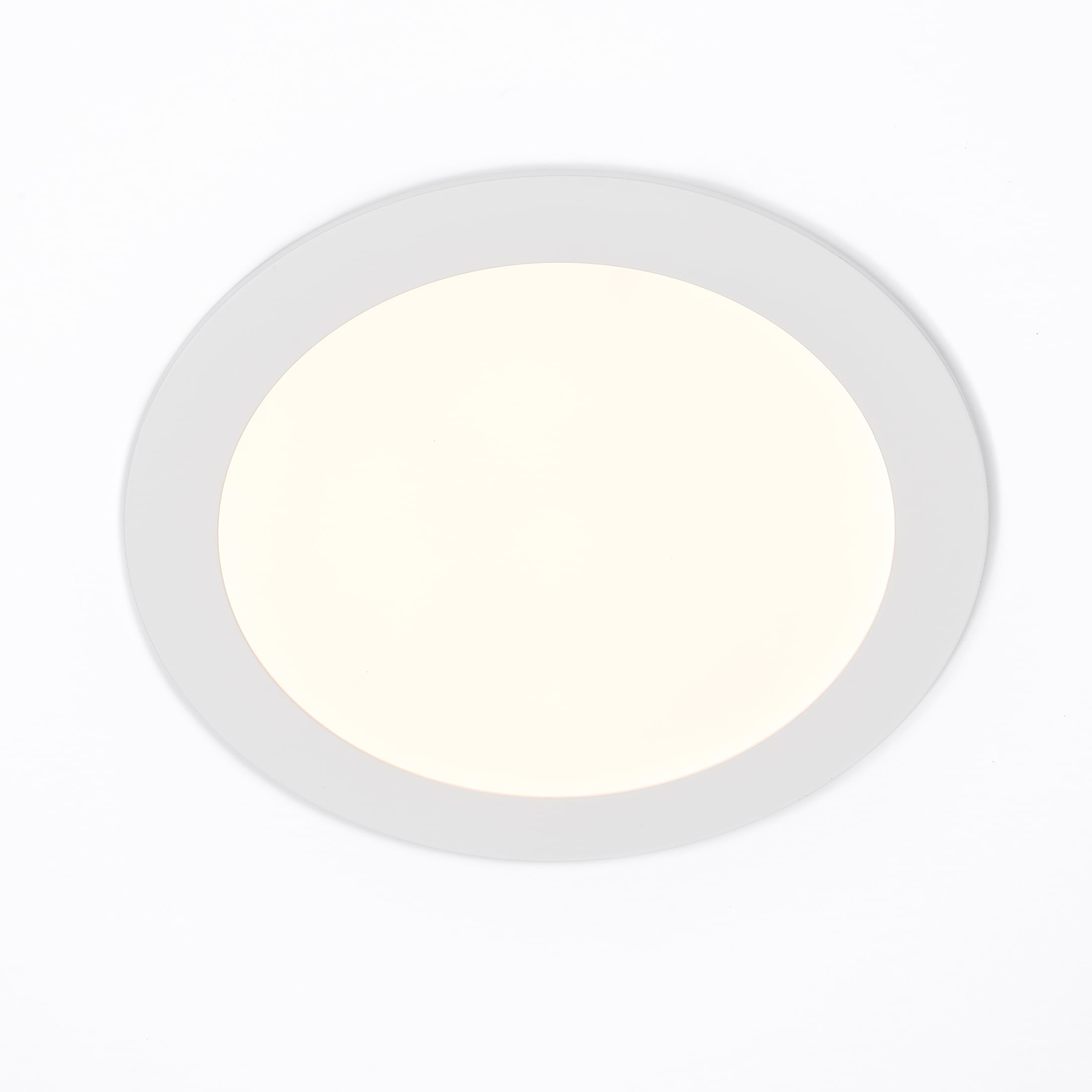 8-Inch White Aluminum Round Recessed LED Downlight