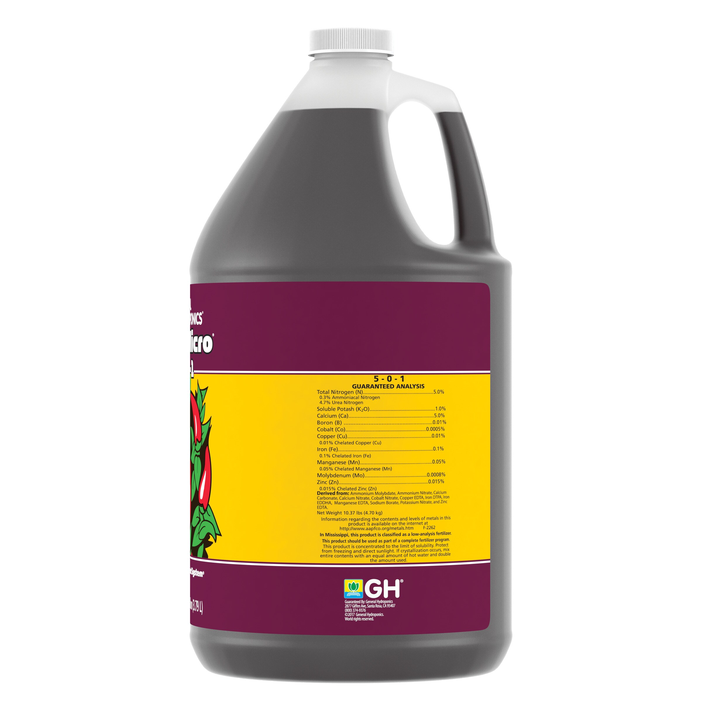 General Hydroponics FloraMicro 4-Quart HGC718125 at Lowes.com General Hydroponics FloraMicro 4-Quart HGC718125 at Lowes.com