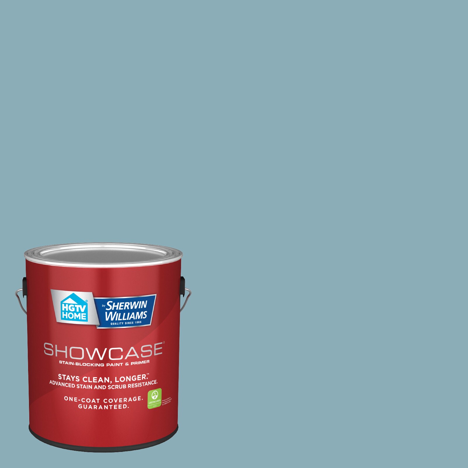 HGTV HOME by Sherwin-Williams 5001-5C-935231 Showcase Flat Lucy Blue 5001-5C Acrylic Interior Paint Paint + Primer ( 1-gallon )