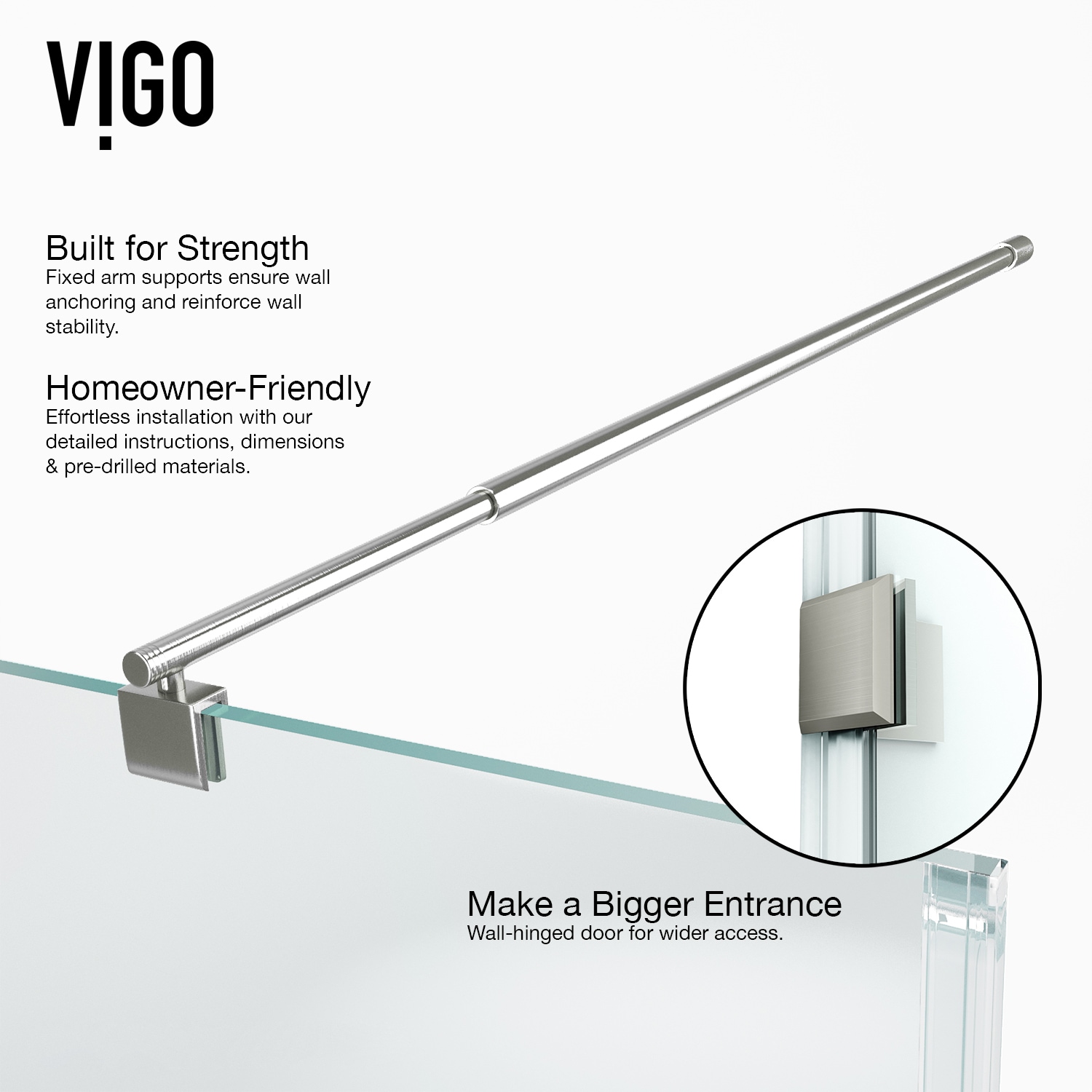 VIGO VG6012BNCL36WR Alcove-Shower-Kit - View #10