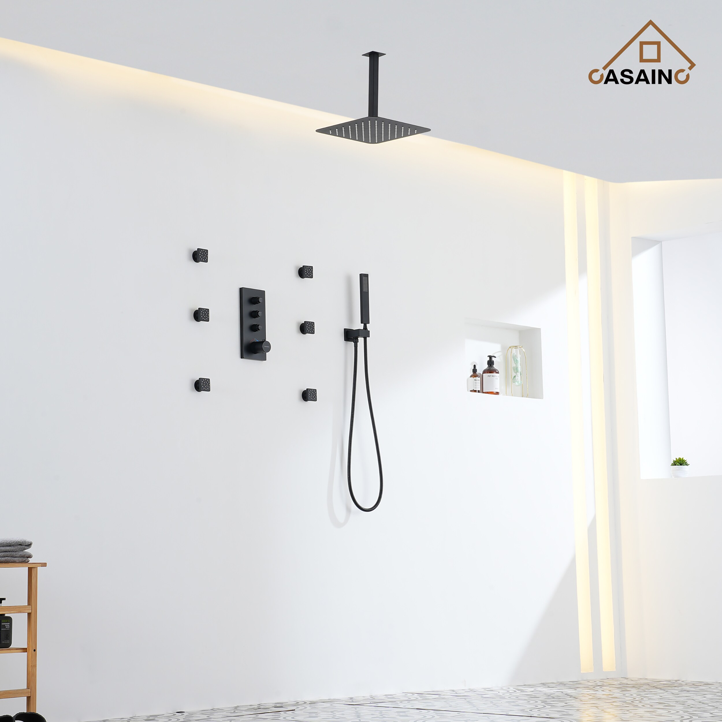 CASAINC CA-102009EB-4 Showerhead-Bar-Panels - View #3