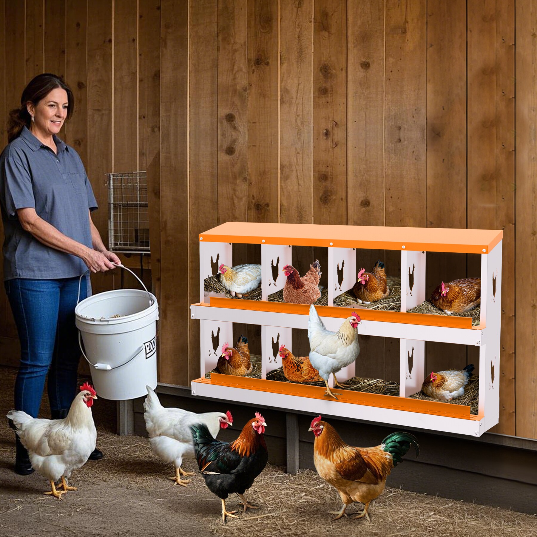 Garvee 822264698225 Chicken-Coops-Rabbit-Hutches - View #2