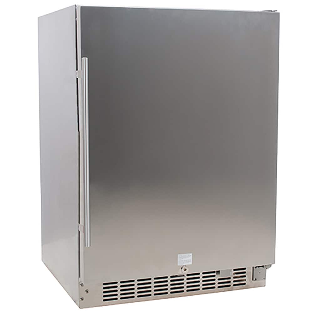 23.4375-in W 142-Can Capacity Stainless Steel Built-In/Freestanding Beverage Refrigerator | - EdgeStar CBR1501SSOD