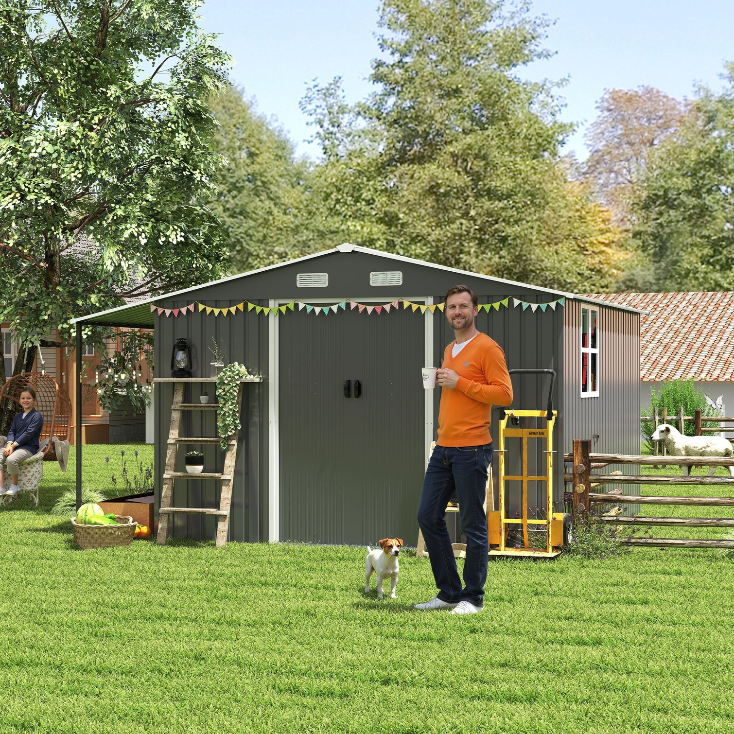 Naturefalls V7AKBU9NBL8S Metal-Storage-Buildings-Sheds - View #4