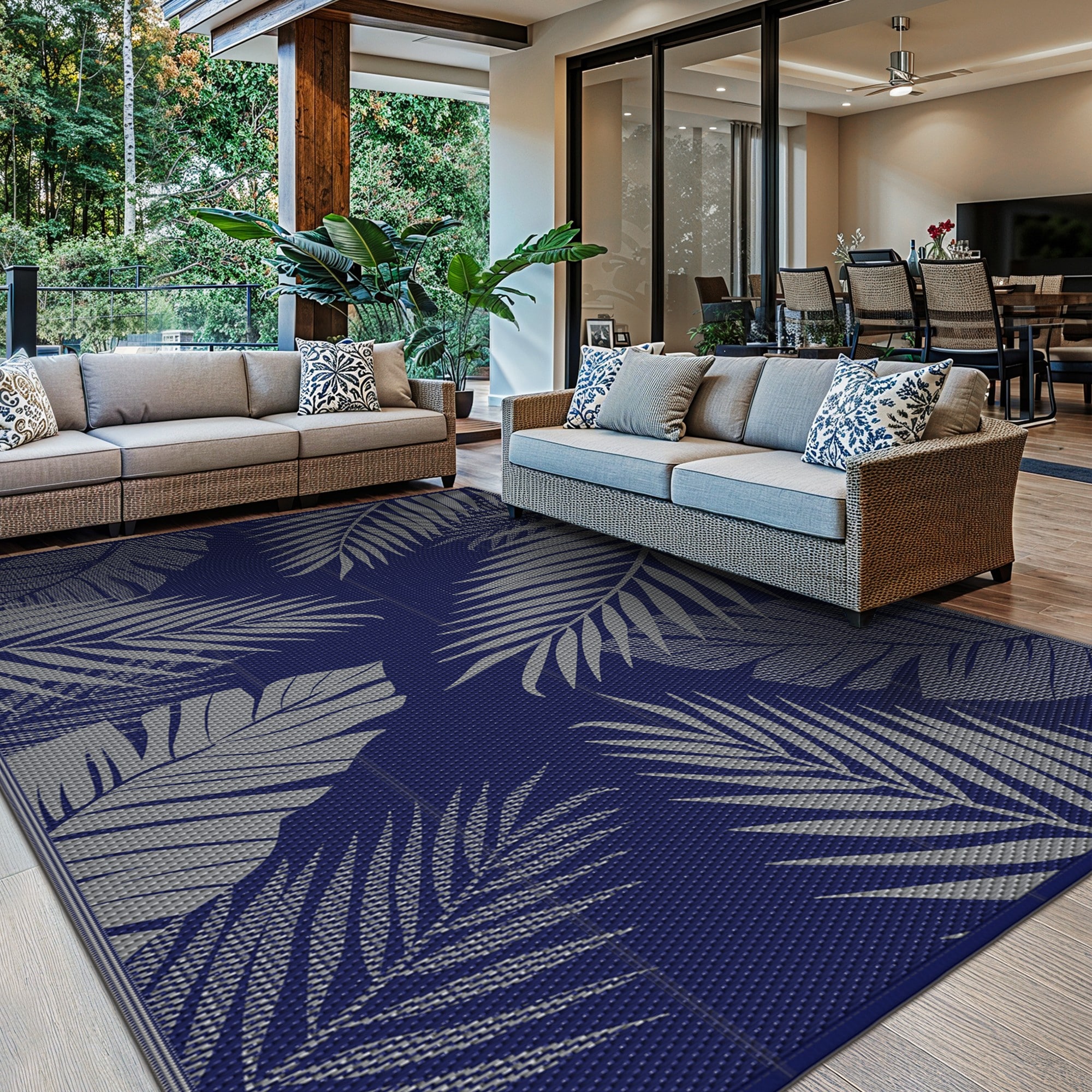 BAVNI PD17-BLUEGREY-5X8 rugs - View #4