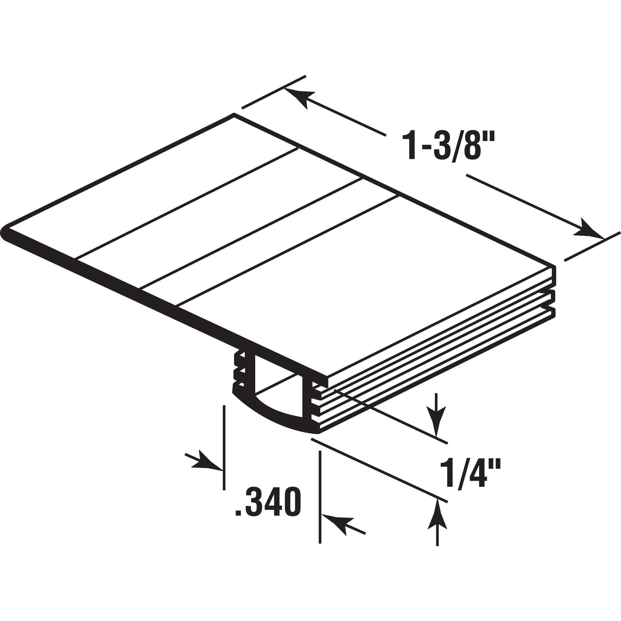Prime-Line B 705 weatherstriping - View #2