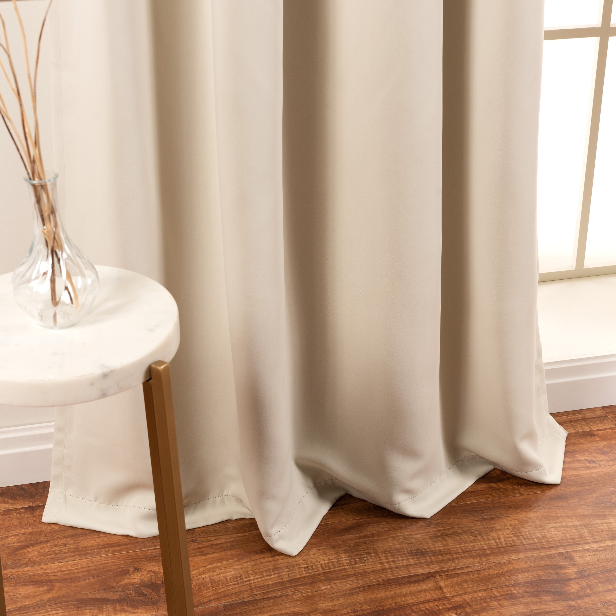 Best Home Fashion GROM-FR-84-BISCUIT curtains - View #5