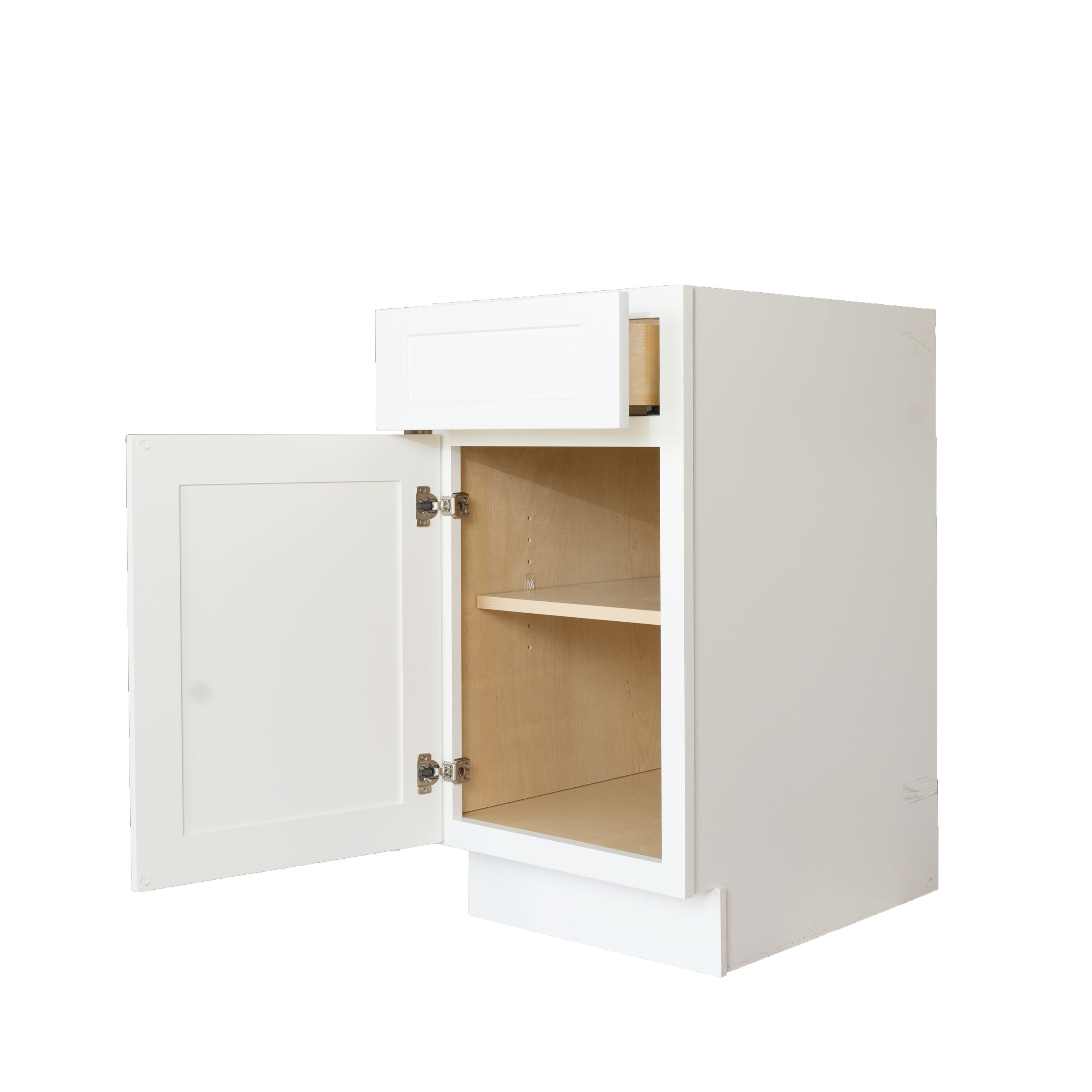 Bremen Cabinetry 18-in W x 34.5-in H x 24-in D White Painted Birch Door ...