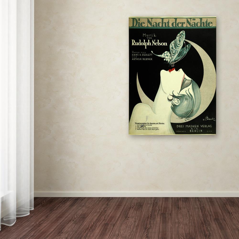 Latitude Run® " Art Deco Music Sheet " by Vintage Apple Collection