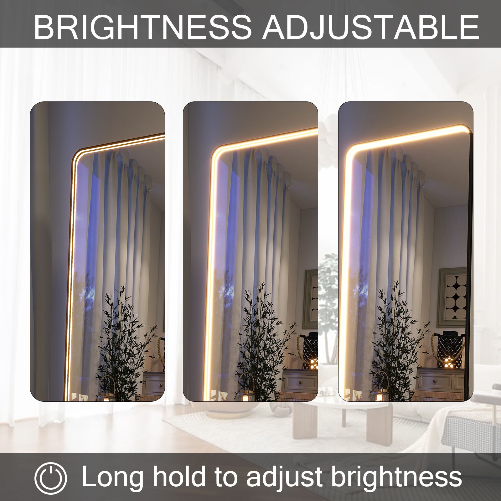 BEAUTYPEAK LS-LED-RE2164-B Decor-Mirrors - View #5