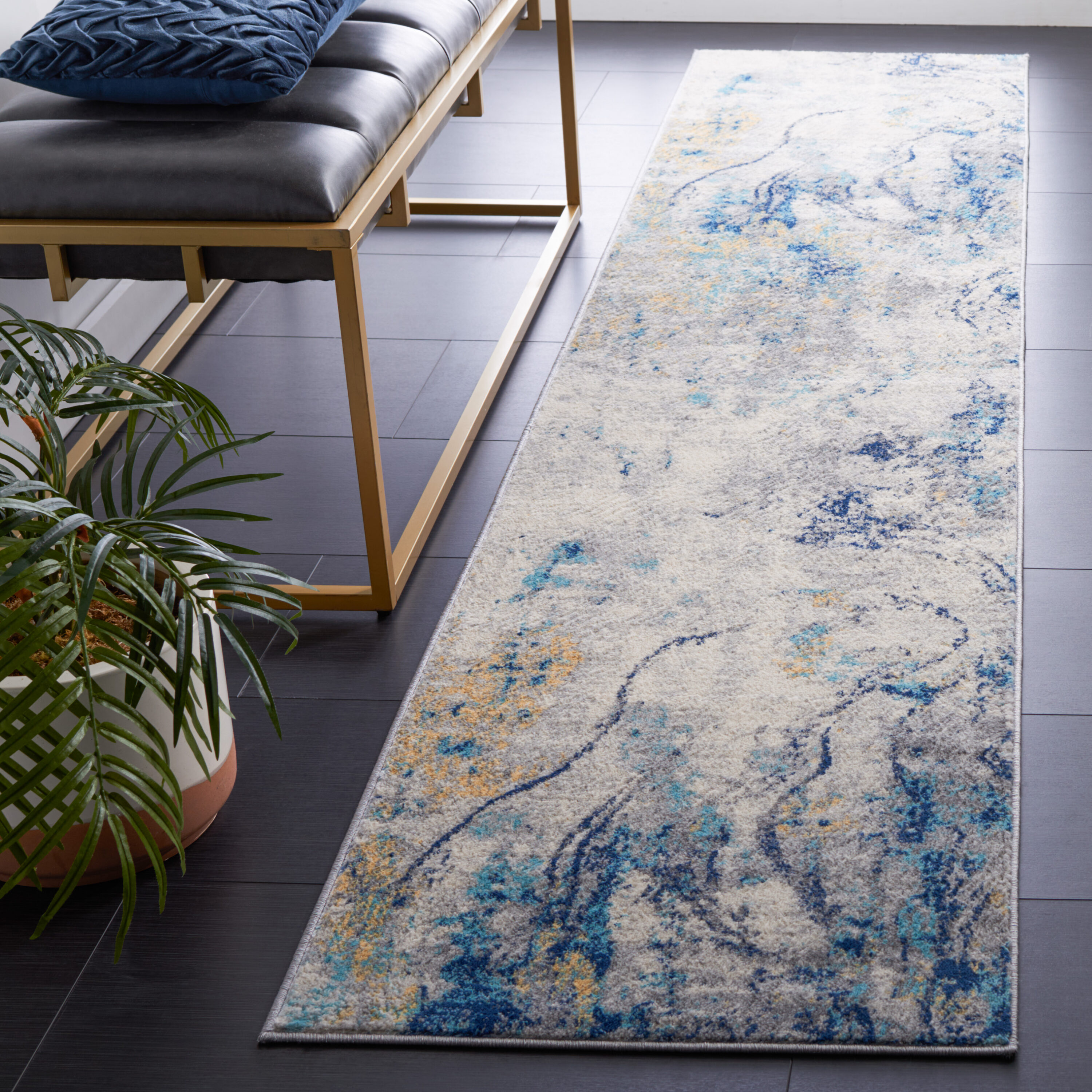 Safavieh - Jasper 129A Ivory Blue 2 x 9 Runner rug