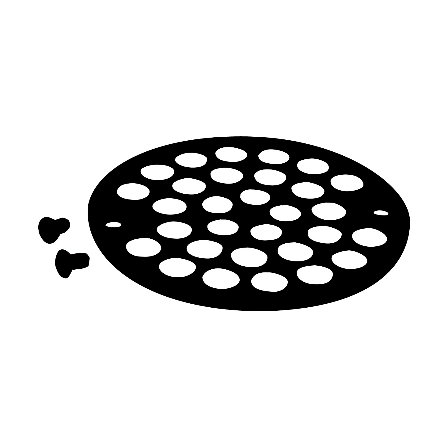 4 Inch Screw-In Shower Strainer Drain Cover Replacement Strainer