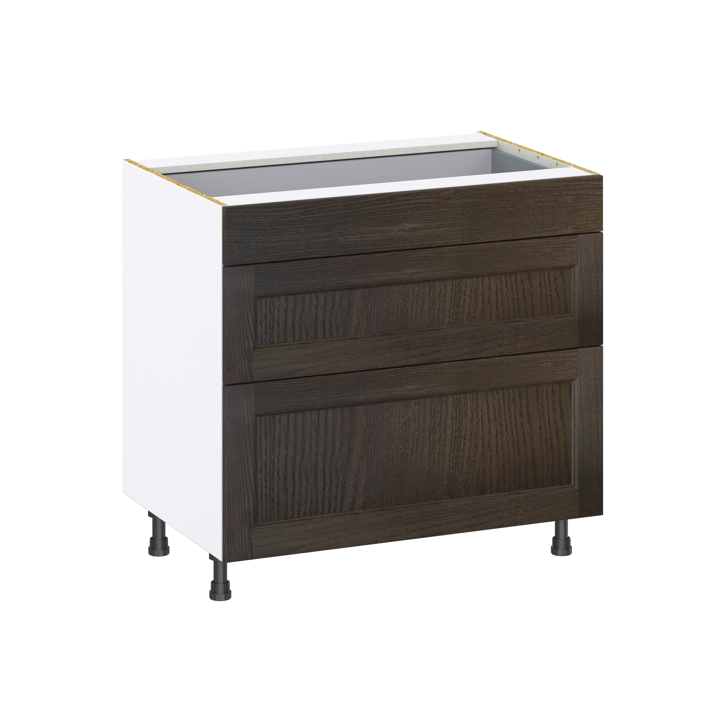 Hugo&Borg Montclaire 36-in W x 34.5-in H x 16-in D Wood Base Fully Assembled Cabinet (Recessed Panel Shaker Door Style)