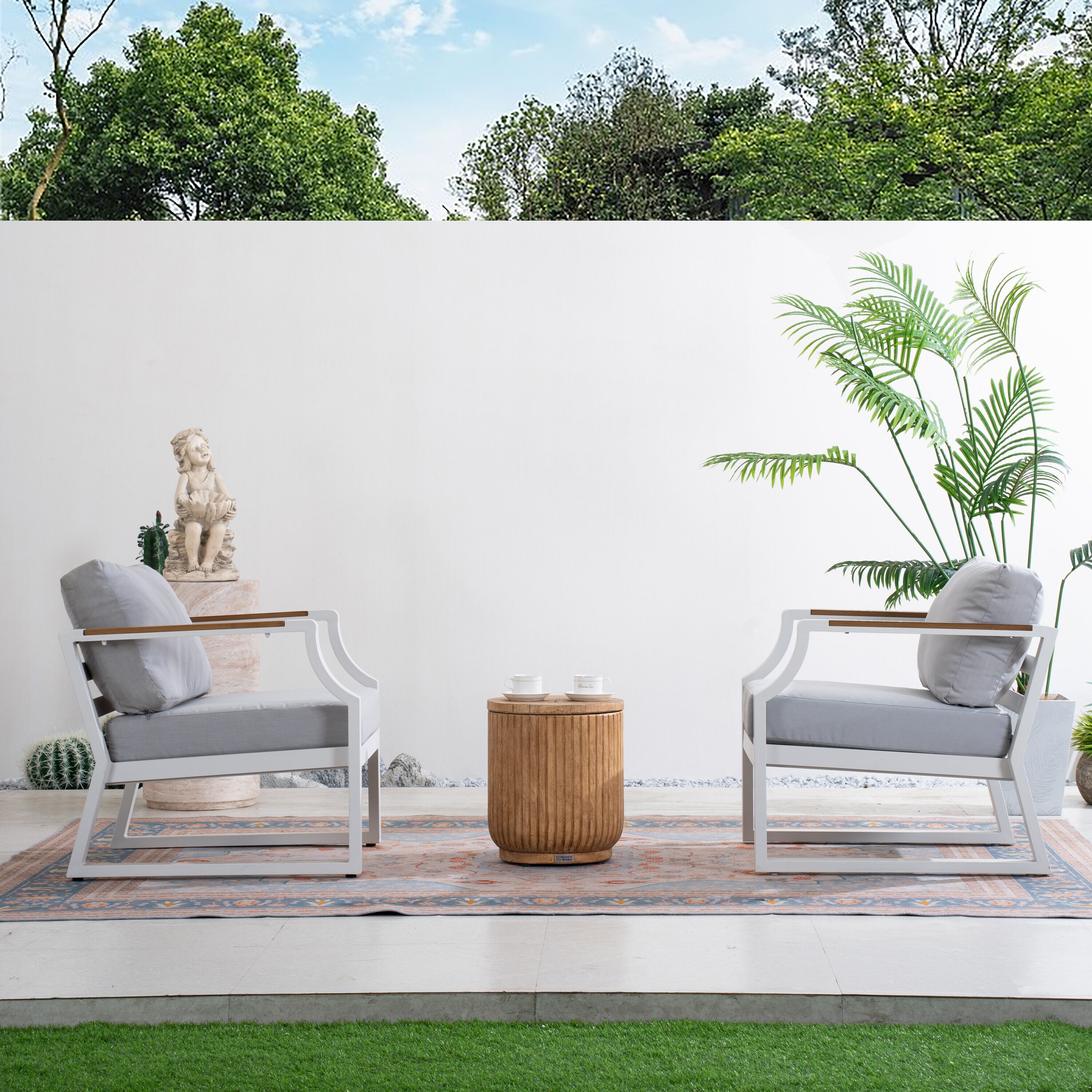 Direct Wicker DWS-2101WSS&917IB Patio-Conversation-Sets - View #3