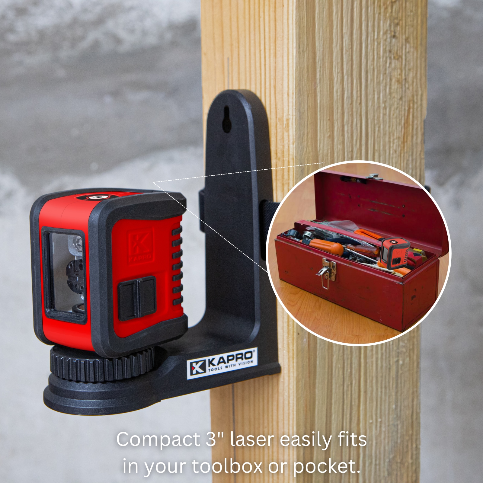 Kapro Red 50-ft Self-Leveling Indoor/Outdoor Cross-line Laser Level with  Cross-90 Beam in the Laser Levels department at