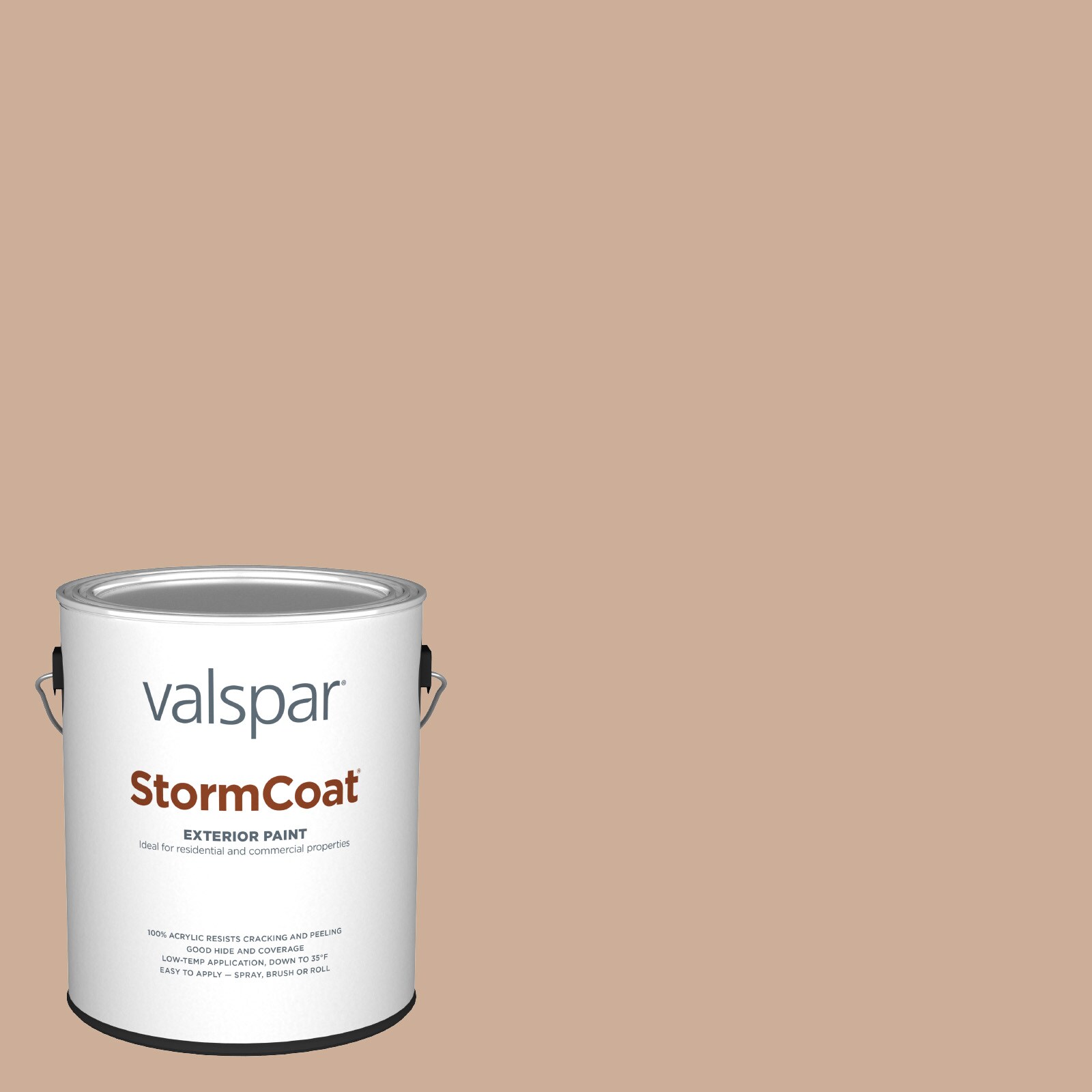 Valspar 3001-8A-145611 Storm Coat Flat Pale Powder 3001-8A Latex Exterior ( 1-gallon )