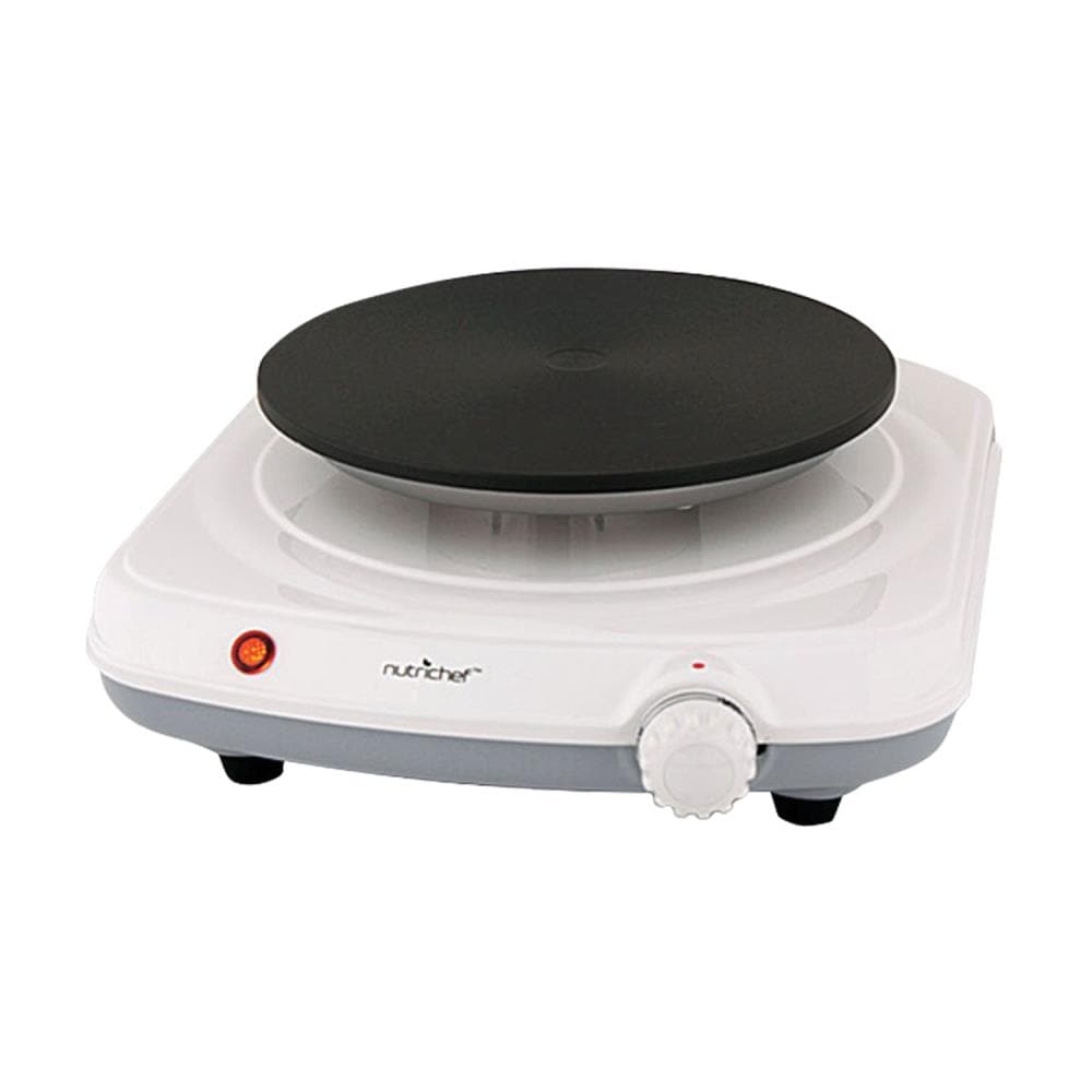 Jeremy Cass 14.57-in 2 Elements Stainless Steel Electric Hot Plate