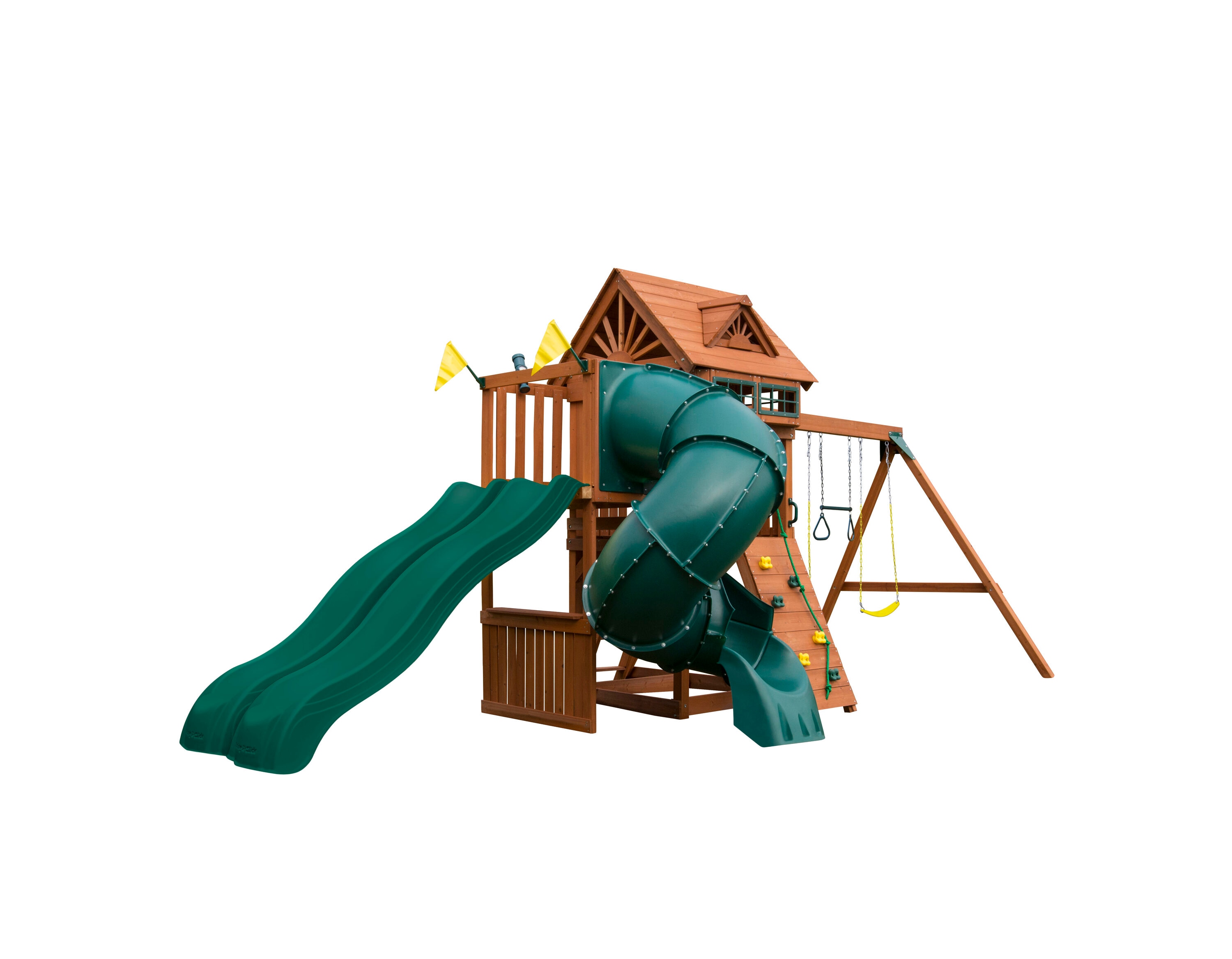 Gorilla Playsets Fort Highlander Residential Wood Playset with