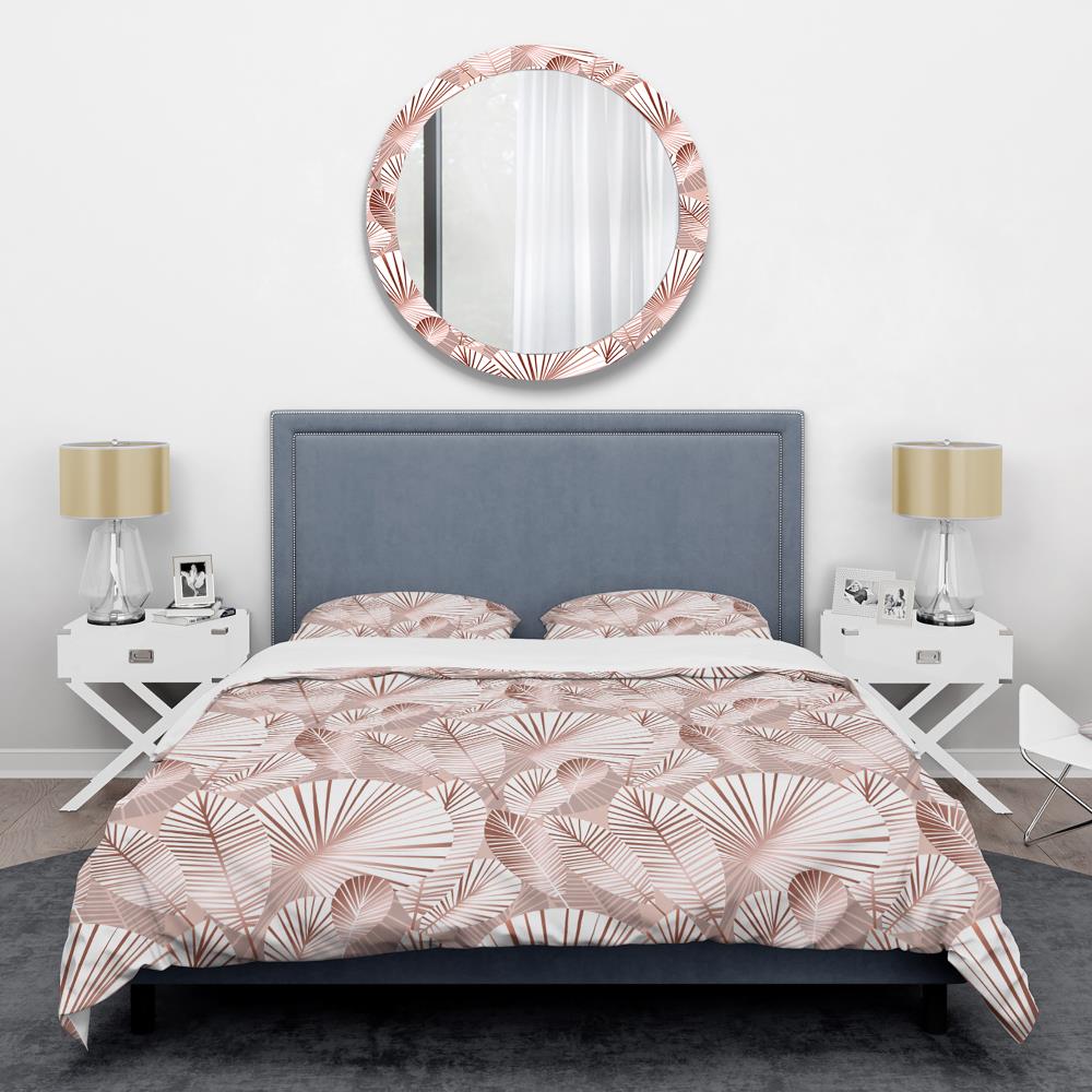Designart BED24219-K 3 -Piece Brown King Duvet cover Set