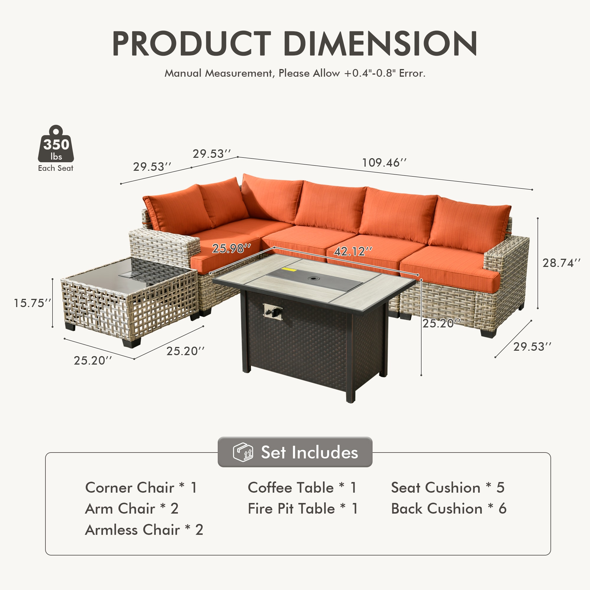 ALTRIGUS 6L-CFP03-TBS807-AL Patio-Conversation-Sets - View #3