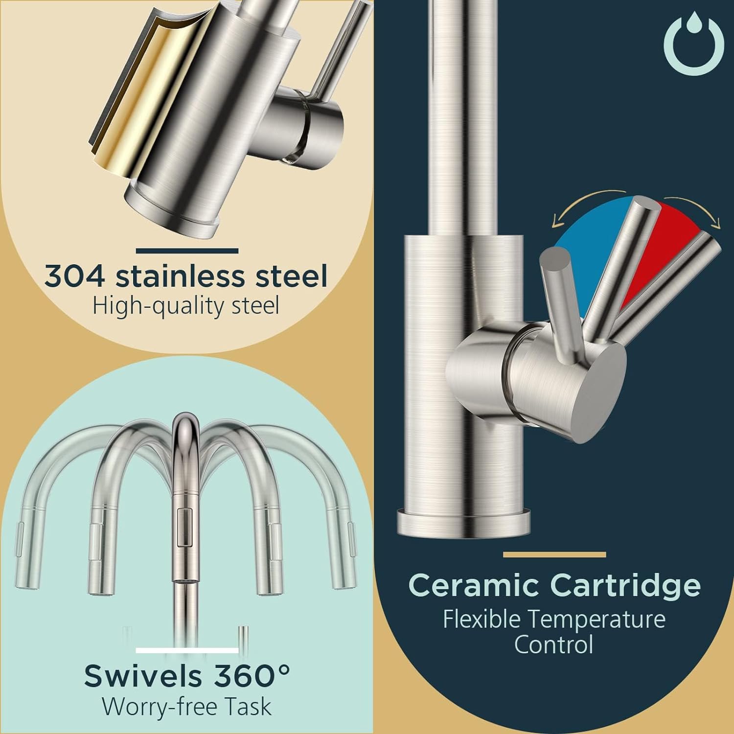 FORIOUS LL43000BN Kitchen-Faucets - View #8
