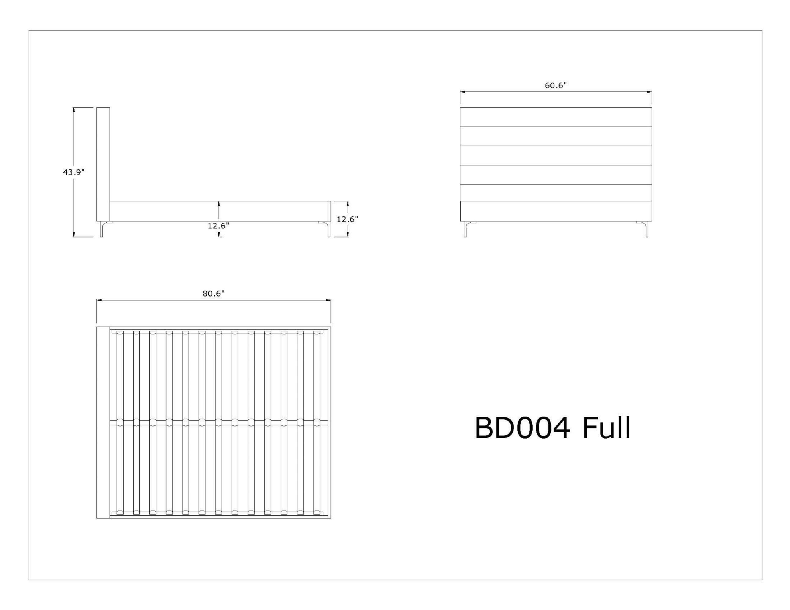 Manhattan Comfort BD004-FL-GY beds - View #3