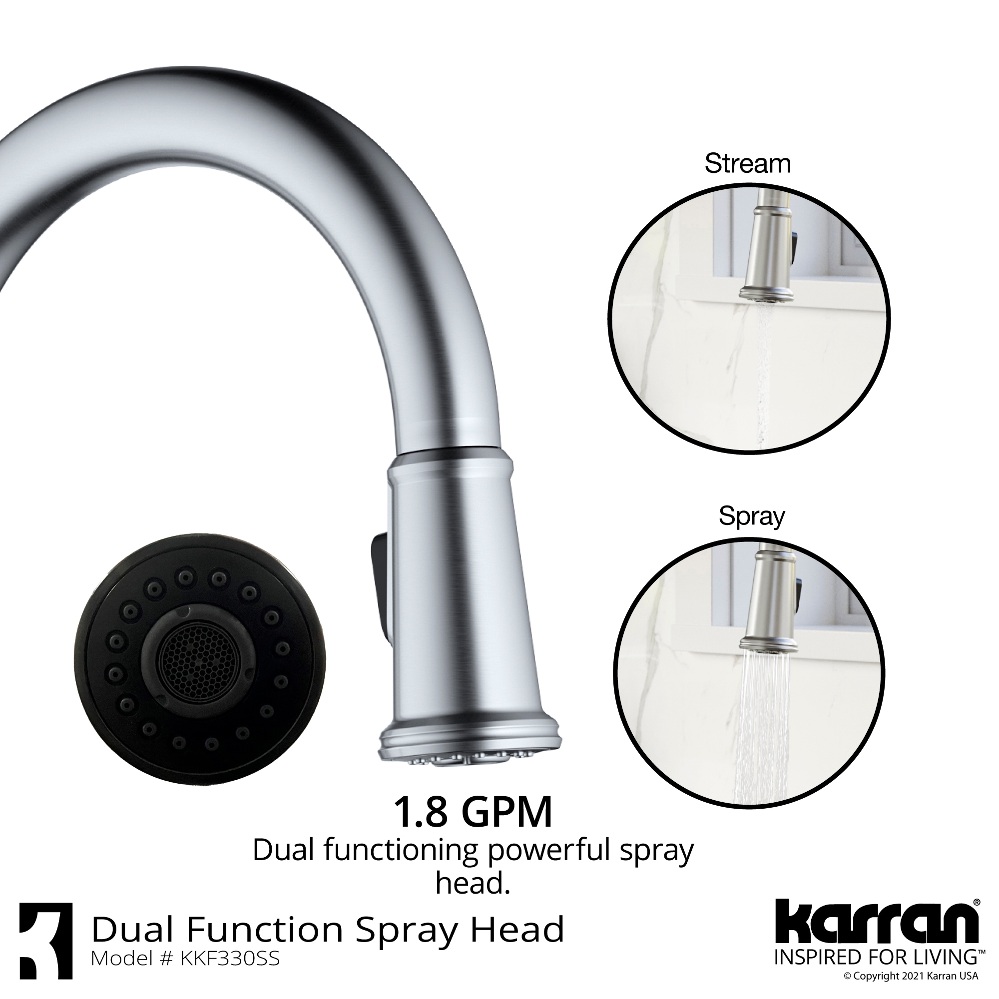 Karran QT710BLKKF330SS Kitchen-Sinks - View #10