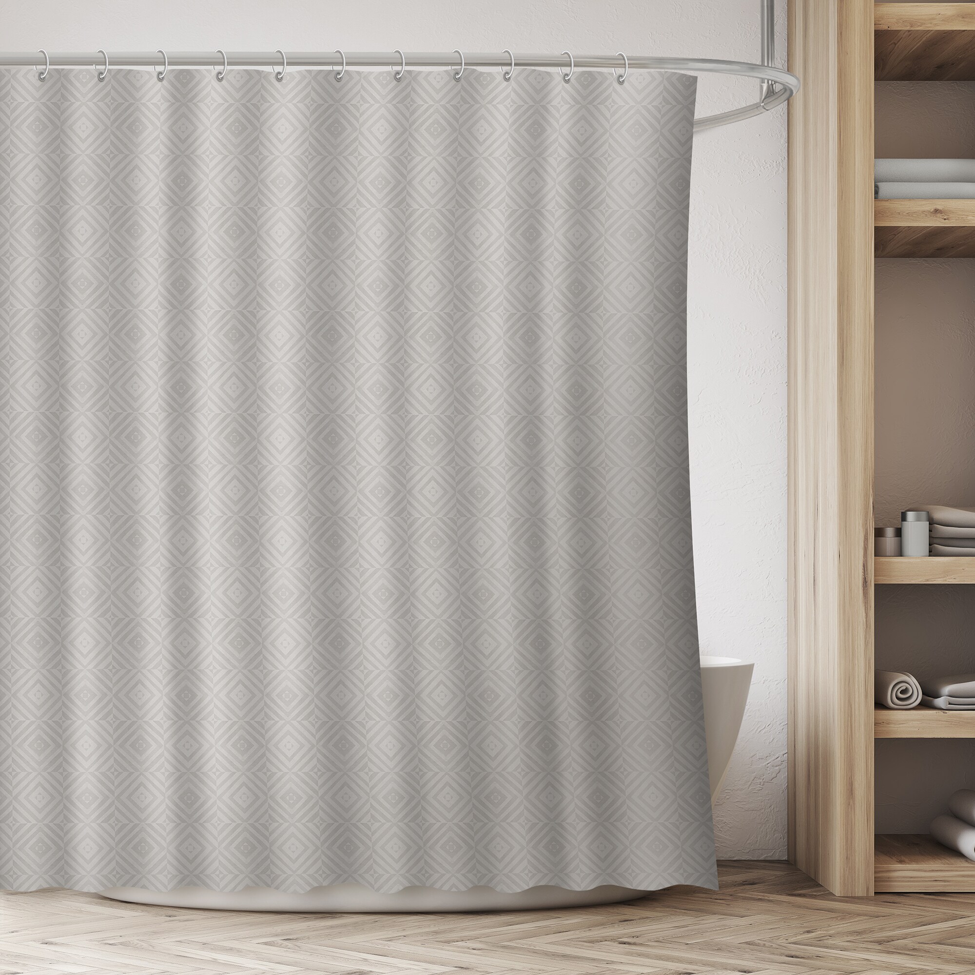 AMG Bath Collections CS017DS-GRY Shower-Curtains-Liners - View #4
