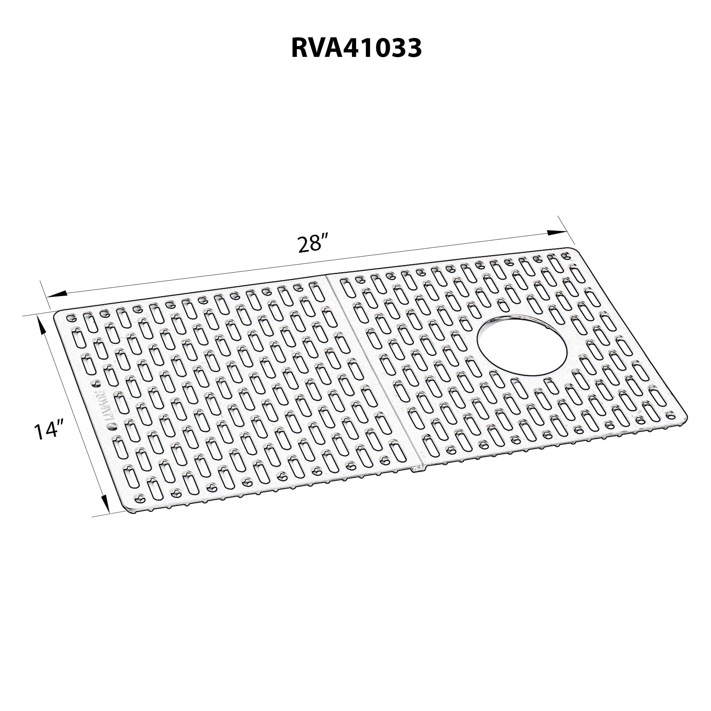 Ruvati RVA41033BK Sink-Grids - View #7
