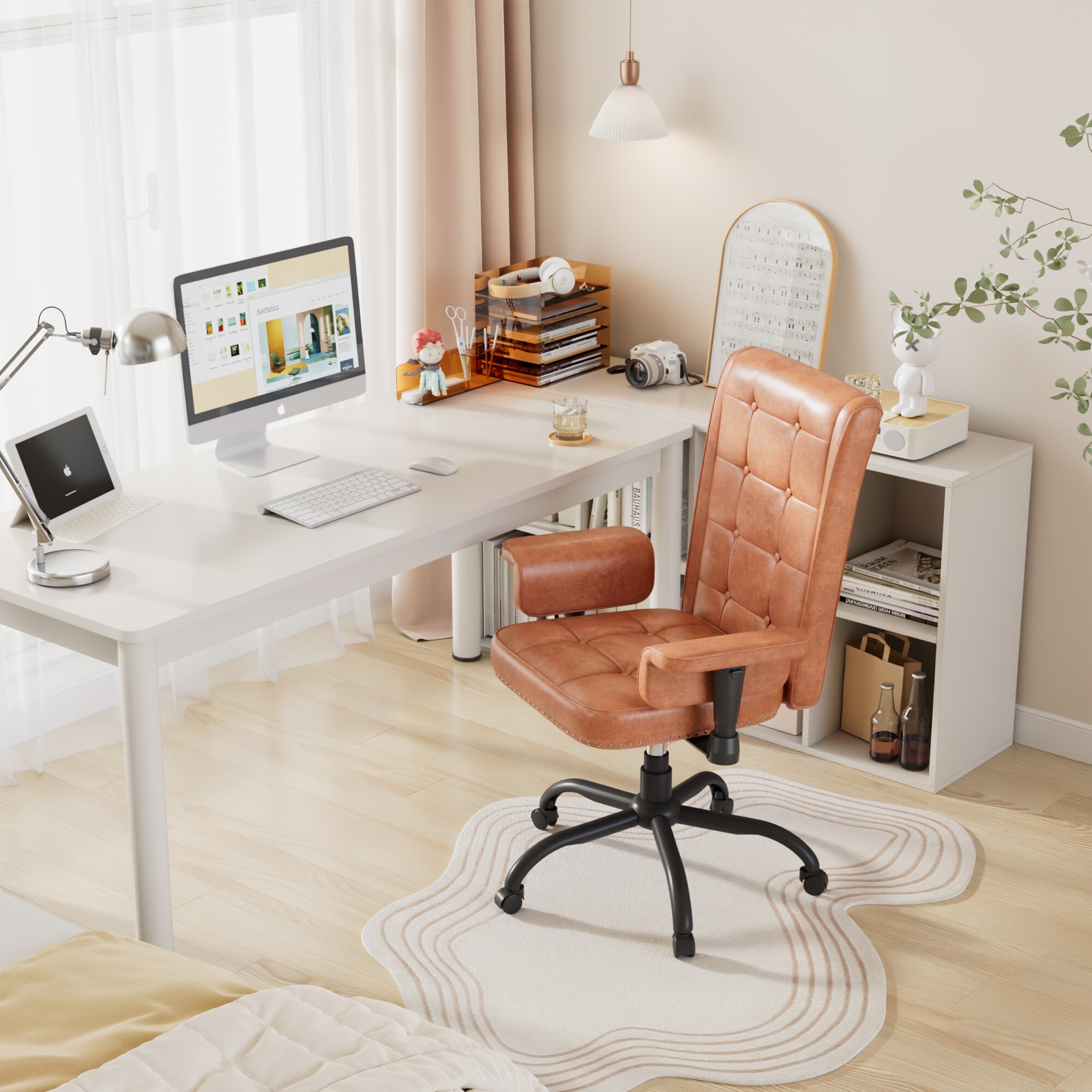 Vecelo LOE-CC06-DBN Office-Chairs - View #8