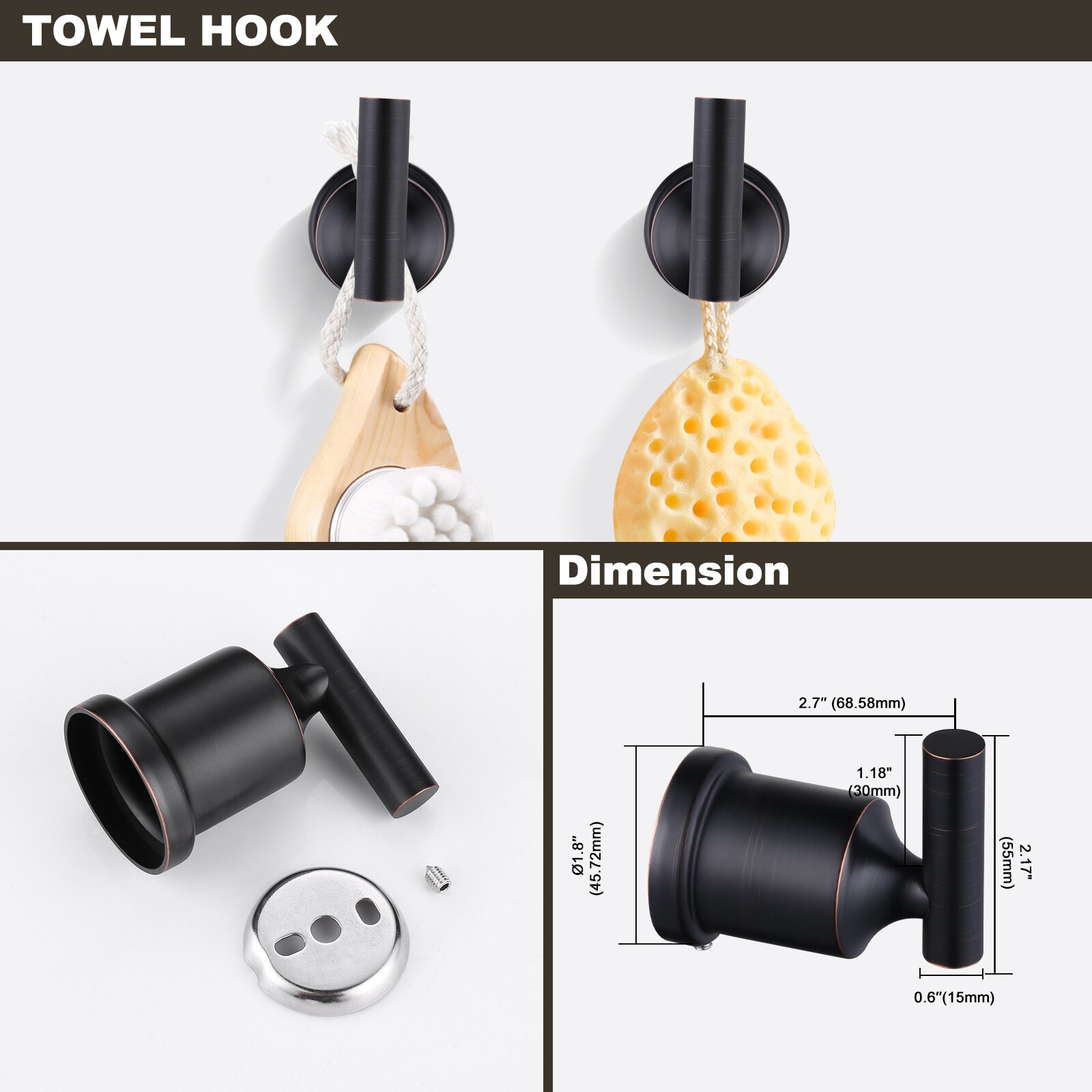 WOWOW 4030501RB Decorative-Bath-Hardware-Kits - View #4