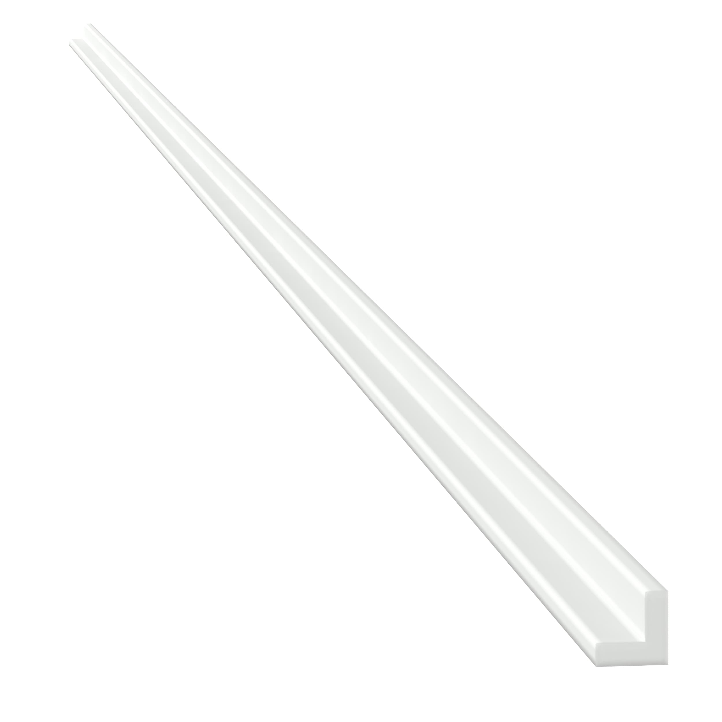 Hugo&Borg OCM96-GL PRO Glendale Outside Corner Moulding 0.75-in W x 96-in H x 0.75-in D Pure White Painted