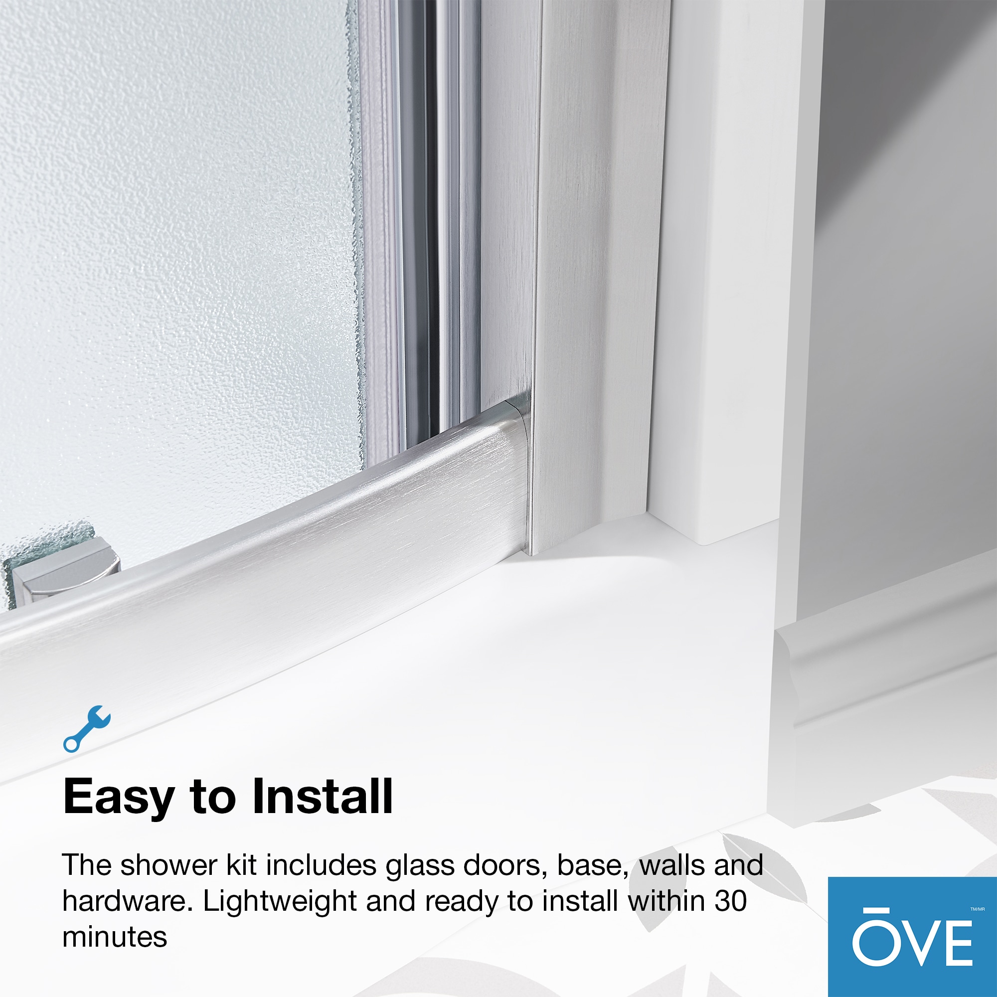 OVE Decors 15SKA-BREF36-SAT Alcove-Shower-Kit - View #16