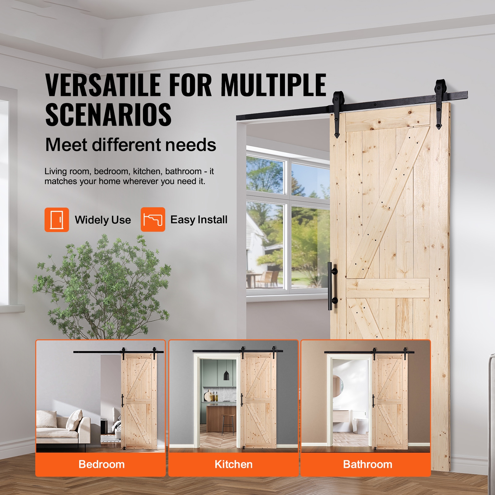 VEVOR SCMZGCMTZYS301492V0 Barn-Doors - View #2