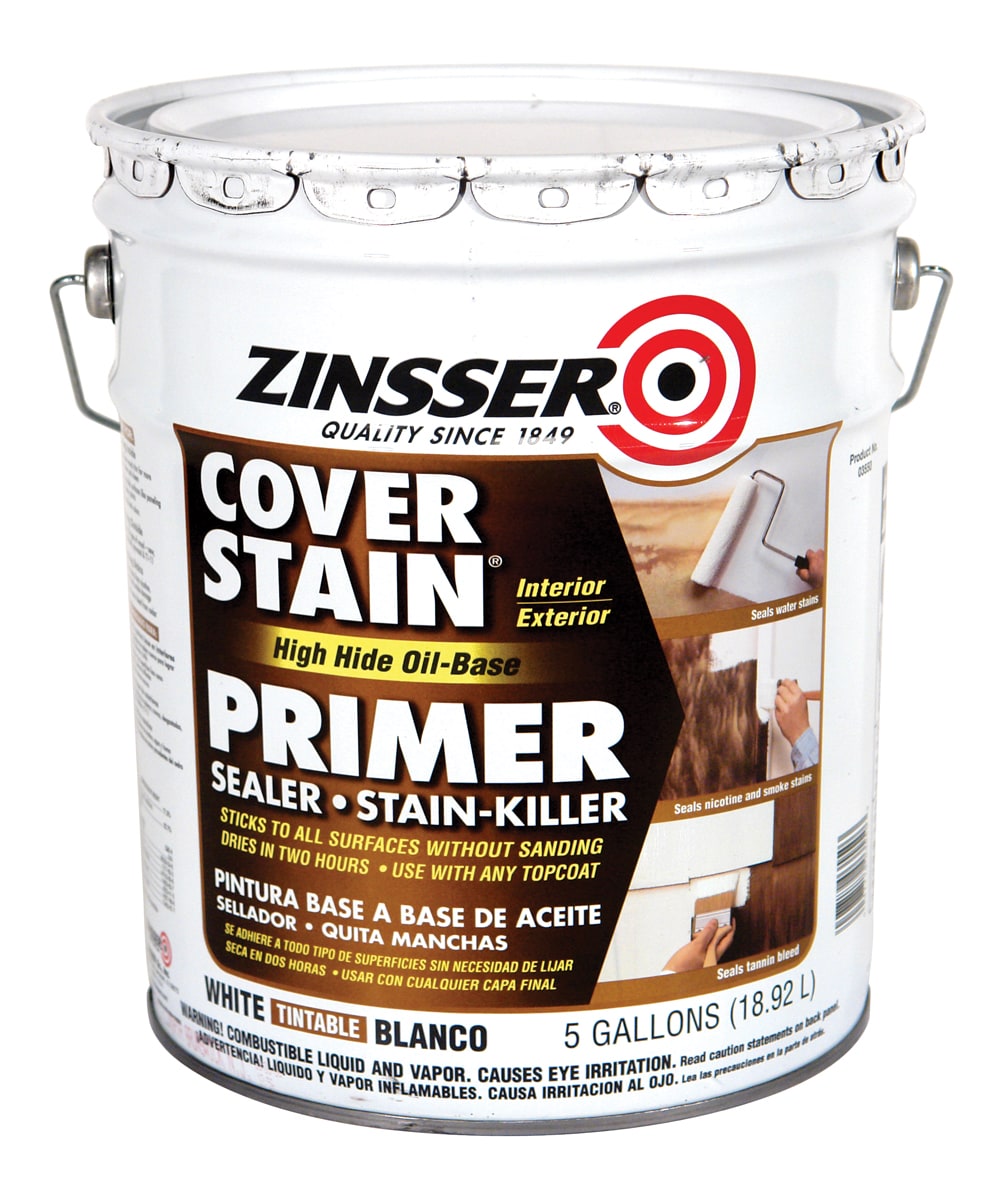 Zinsser Covers Up White Flat Solvent-Based Acrylic Ceiling Paint & Pri