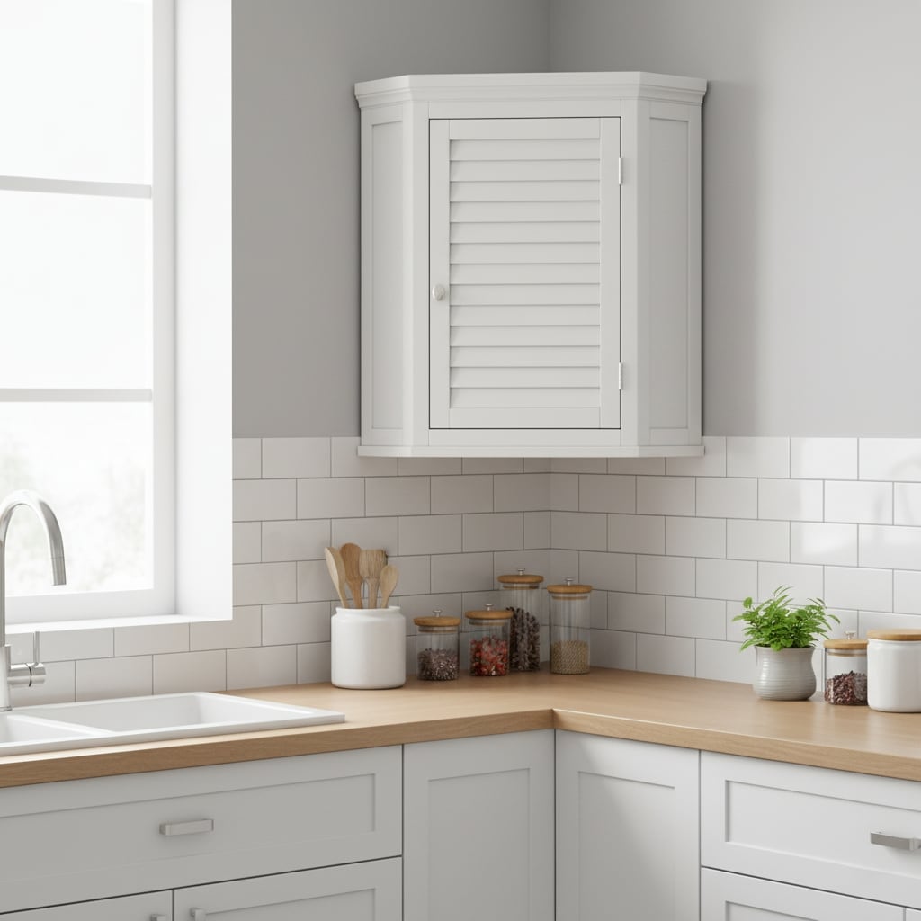 Teamson Home ELG-587 Bathroom-Wall-Cabinets - View #4